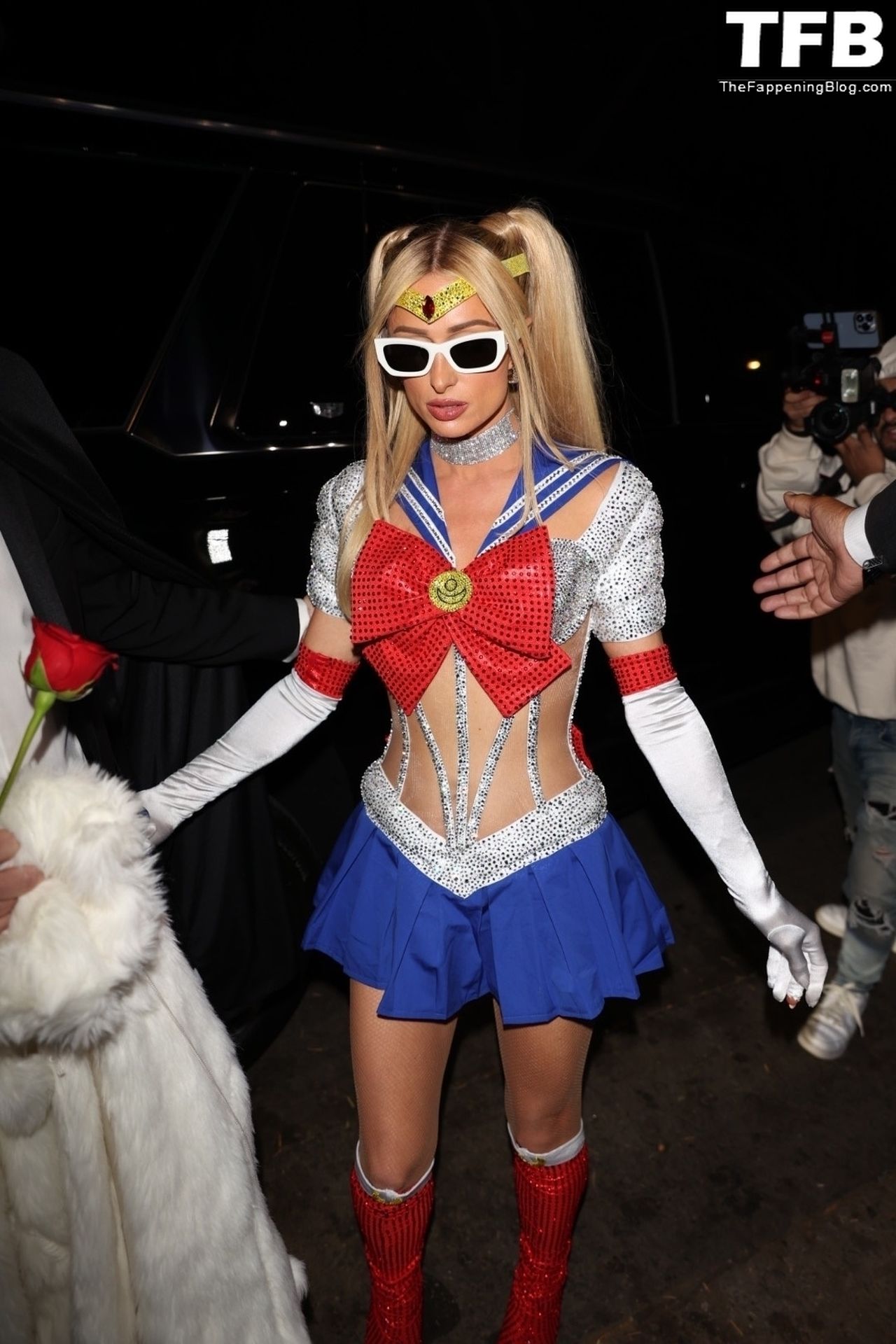 Paris Hilton Arrives at the Casamigo’s Halloween Party in Beverly Hills(150 Photos)