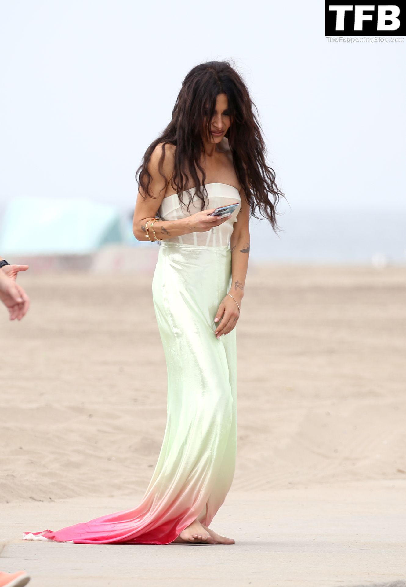 Sarah Shahi is Spotted During a Beach Shoot in LA (41 Photos)
