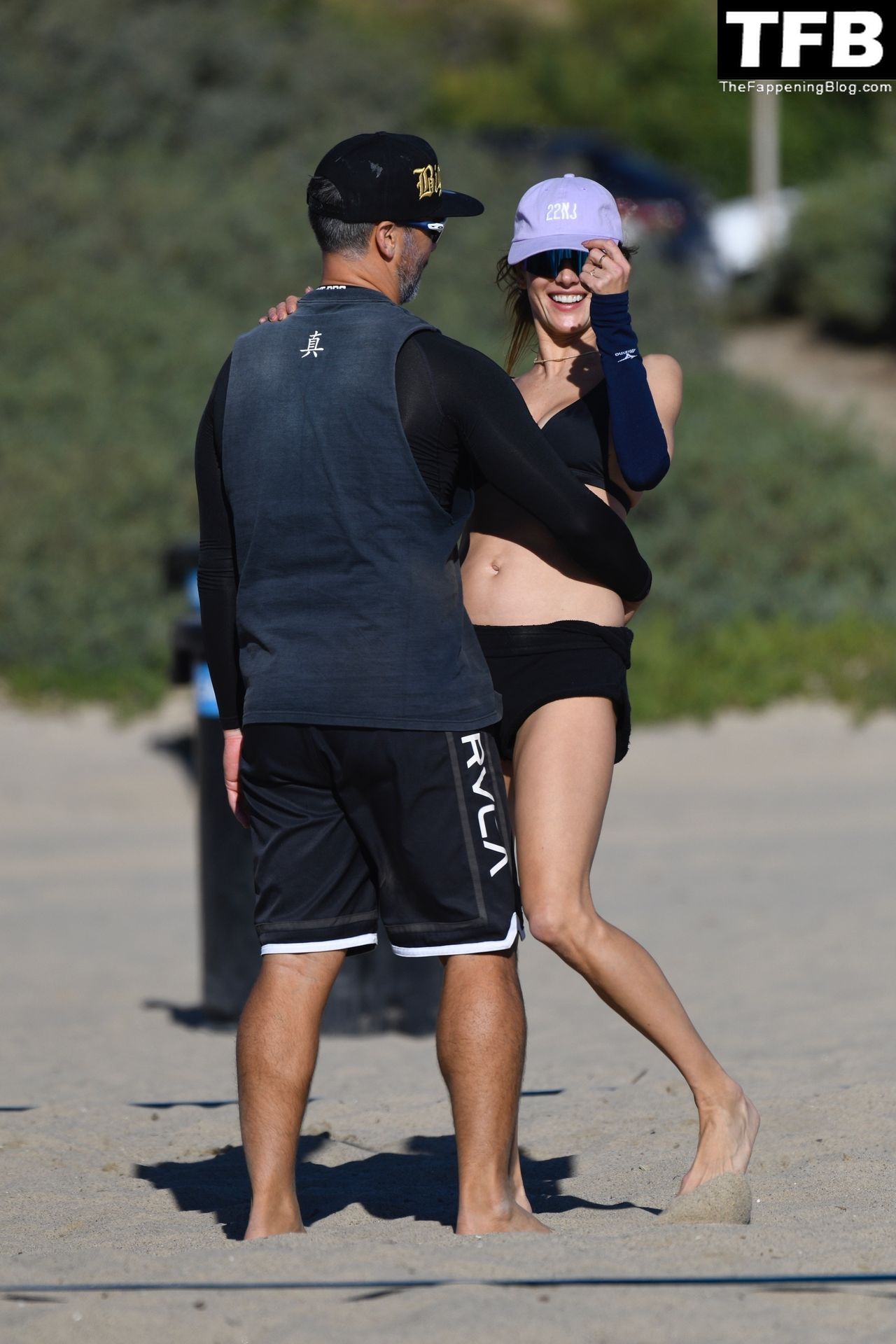 Alessandra Ambrosio and Her Boyfriend Pack on the PDA While Playing Volleyball (150 Photos)