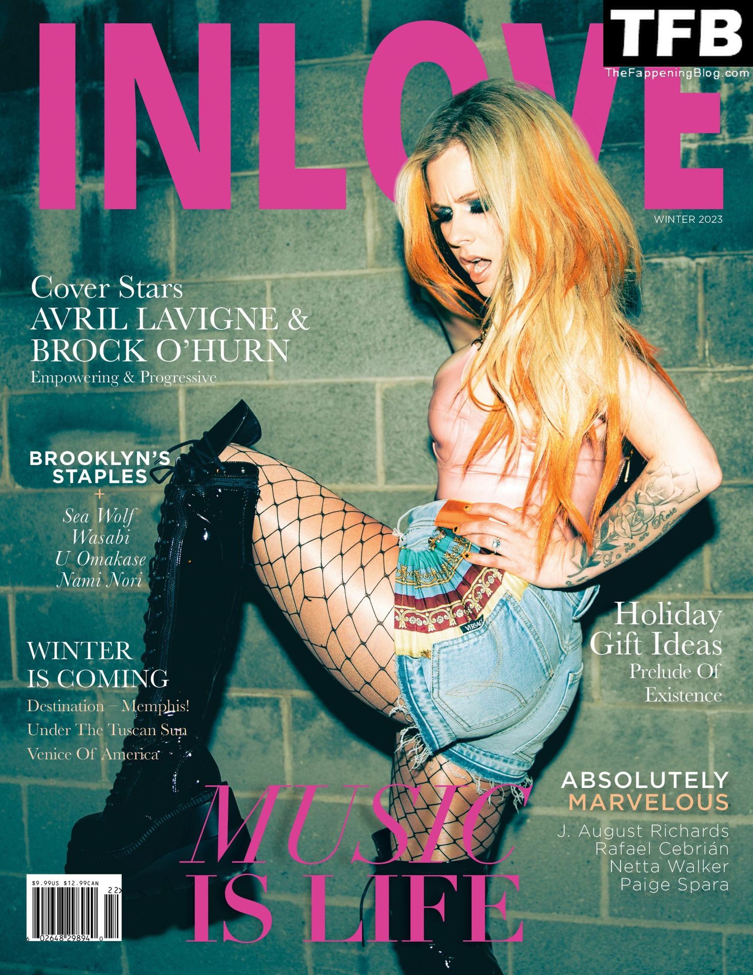 Avril Lavigne Sexy – INLOVE Magazine Winter 2023 Issue (7 Photos)