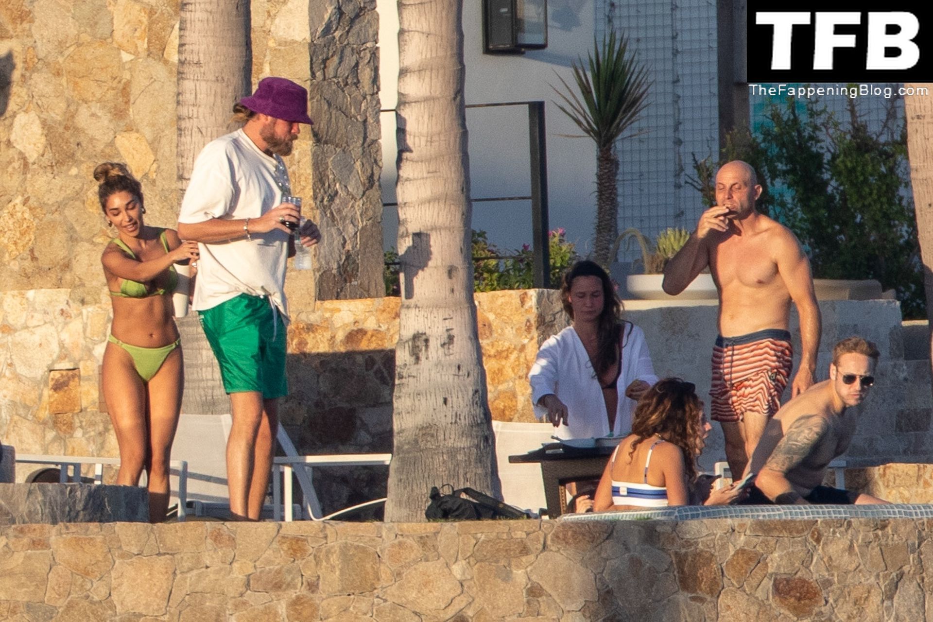 Chantel Jeffries Slips Into a Green Bikini as She Vacations with Diplo in Cabo (27 Photos)