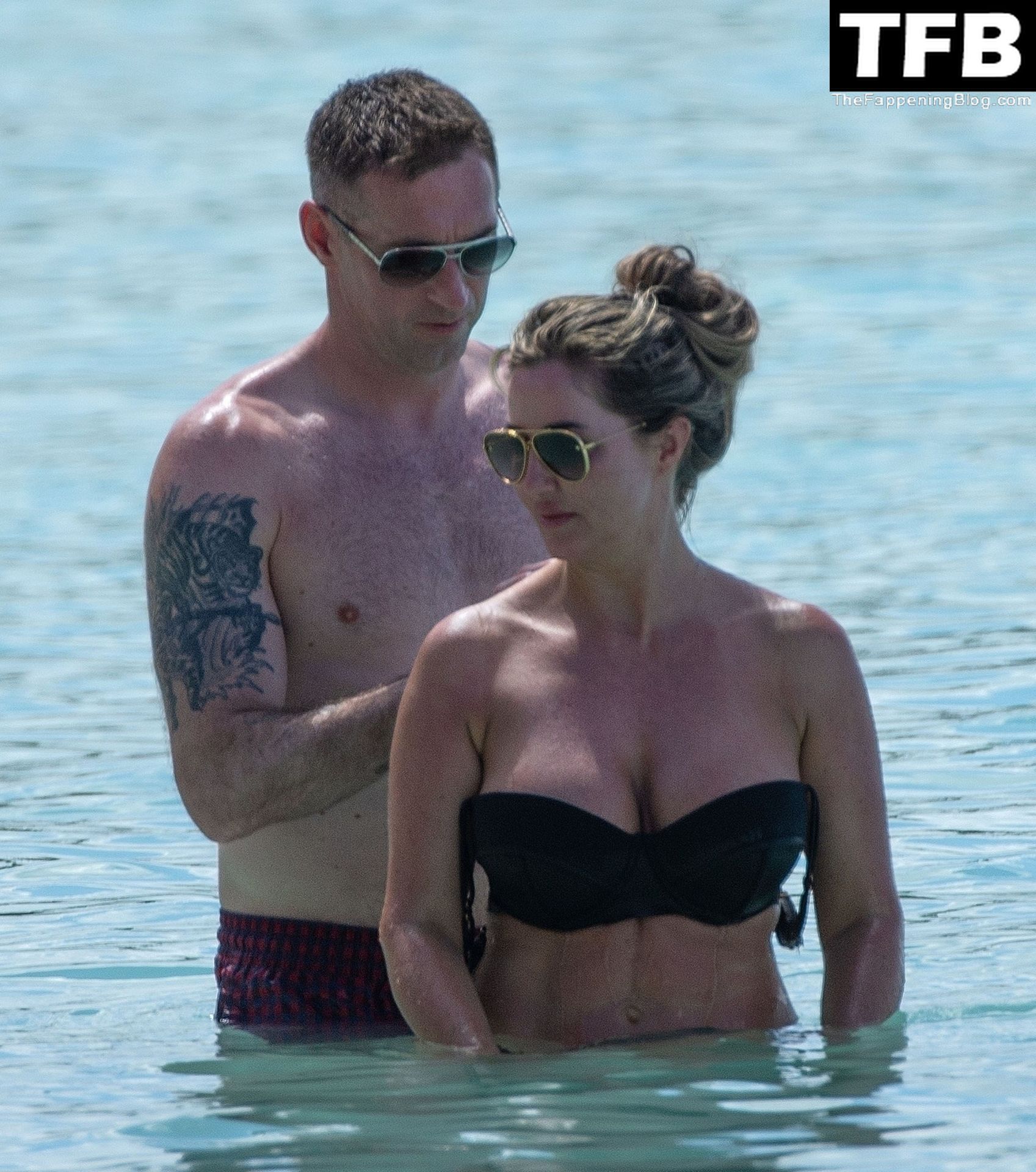 Cheryl Dunn &amp; Allan McGregor is Spotted Out on the Beach on Their Sun-Soaked Holiday in Barbados (27 Photos)