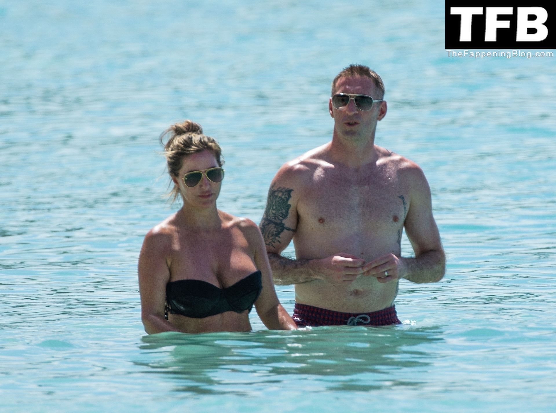 Cheryl Dunn &amp; Allan McGregor is Spotted Out on the Beach on Their Sun-Soaked Holiday in Barbados (27 Photos)