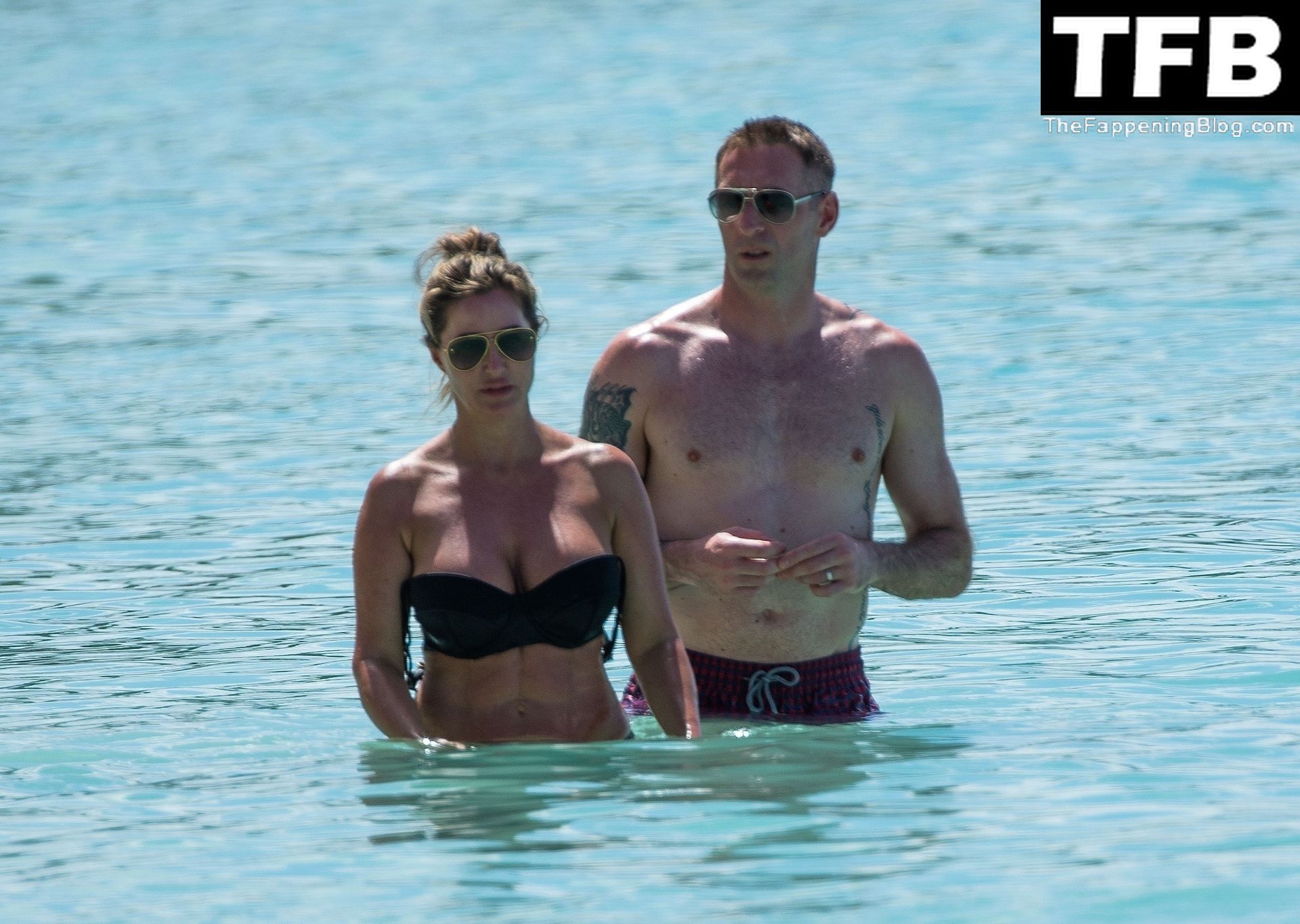 Cheryl Dunn &amp; Allan McGregor is Spotted Out on the Beach on Their Sun-Soaked Holiday in Barbados (27 Photos)