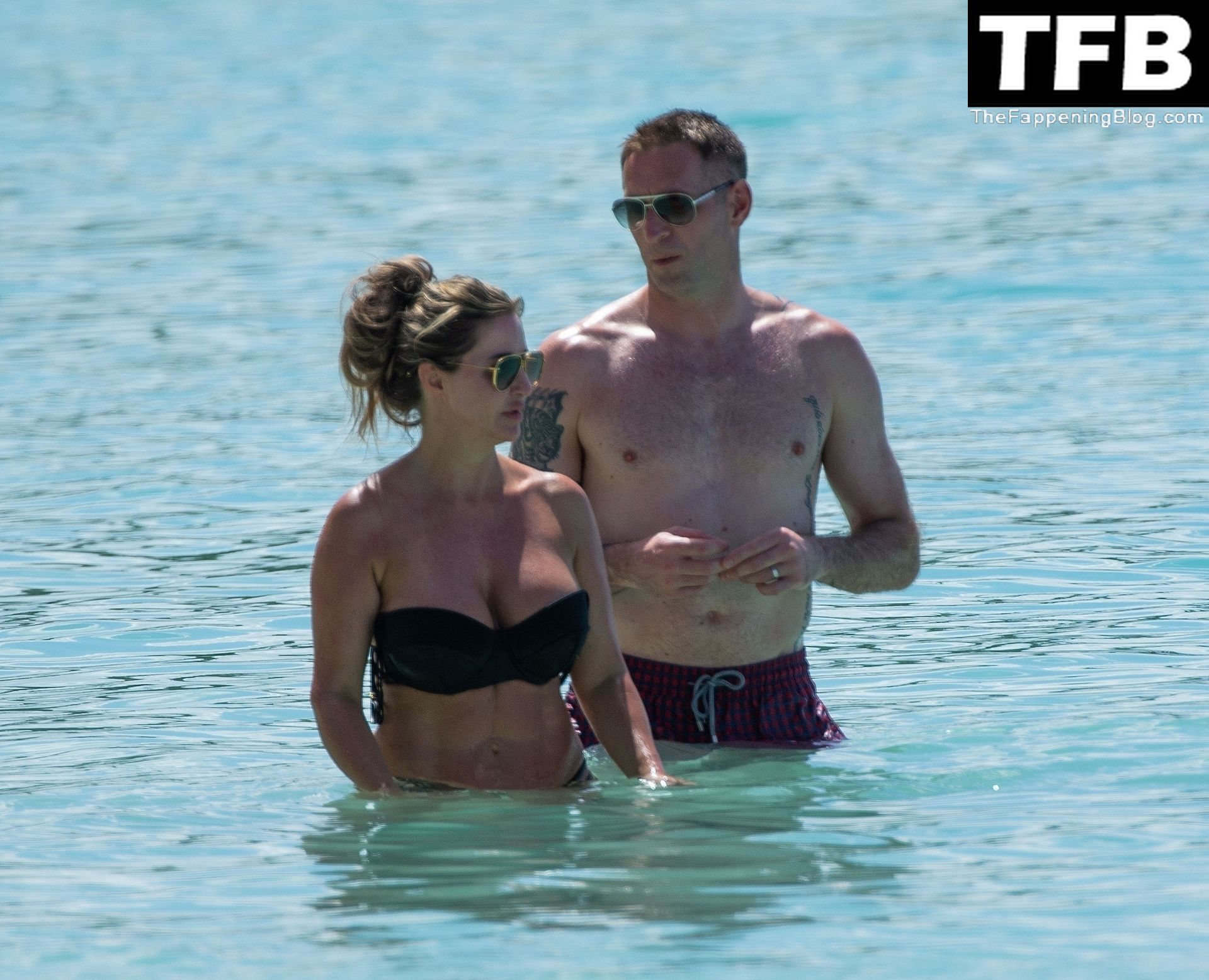 Cheryl Dunn &amp; Allan McGregor is Spotted Out on the Beach on Their Sun-Soaked Holiday in Barbados (27 Photos)