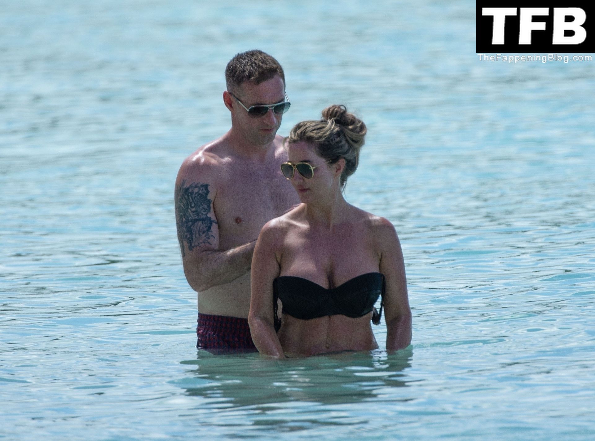 Cheryl Dunn &amp; Allan McGregor is Spotted Out on the Beach on Their Sun-Soaked Holiday in Barbados (27 Photos)