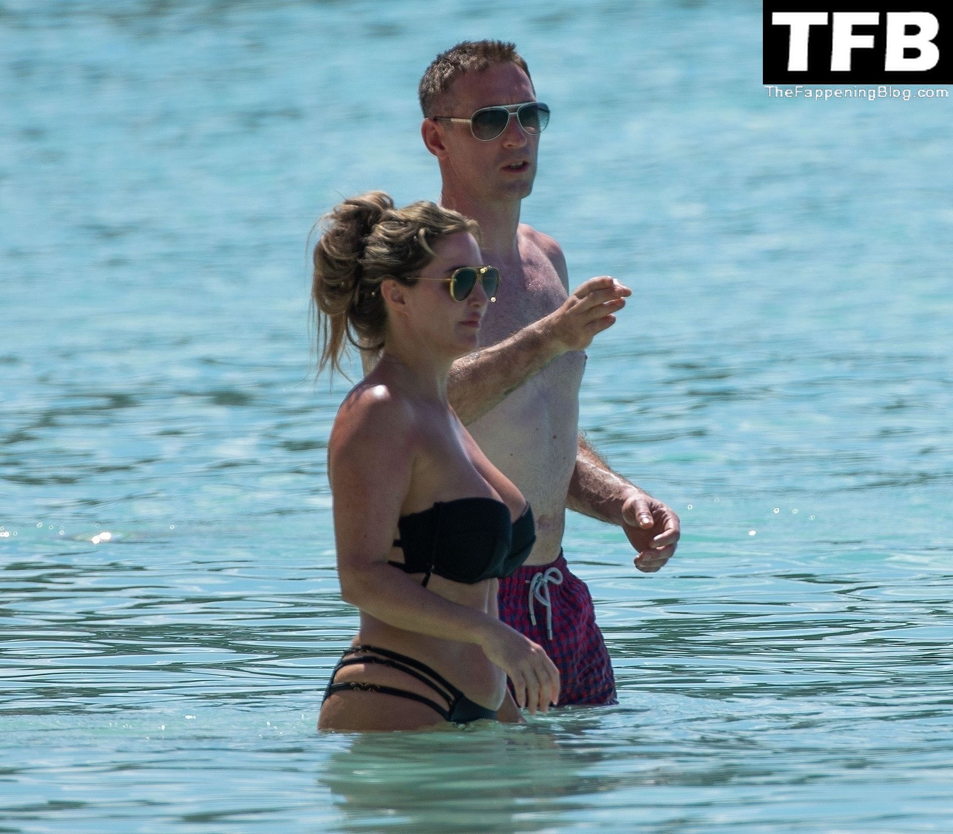 Cheryl Dunn &amp; Allan McGregor is Spotted Out on the Beach on Their Sun-Soaked Holiday in Barbados (27 Photos)