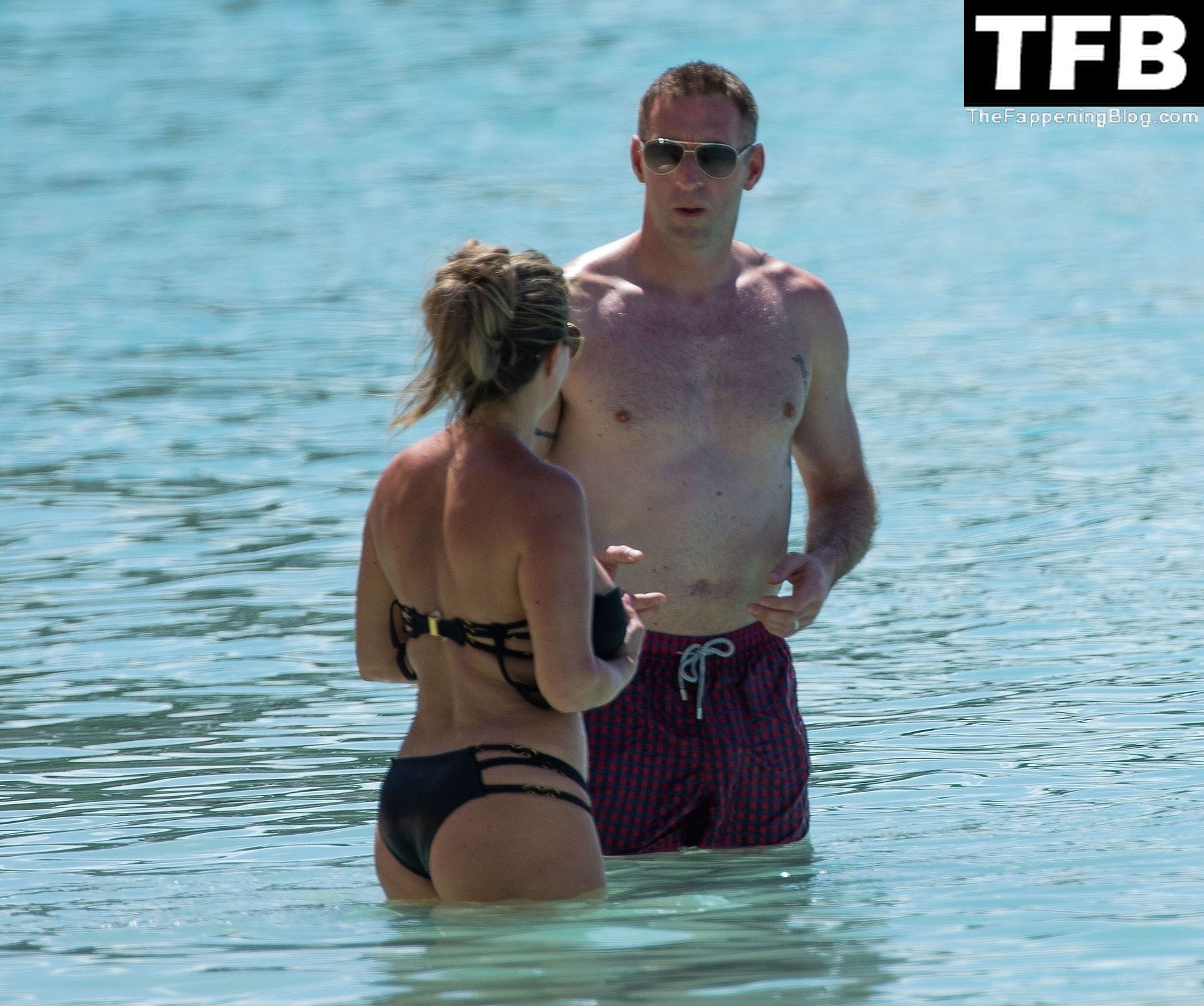 Cheryl Dunn &amp; Allan McGregor is Spotted Out on the Beach on Their Sun-Soaked Holiday in Barbados (27 Photos)