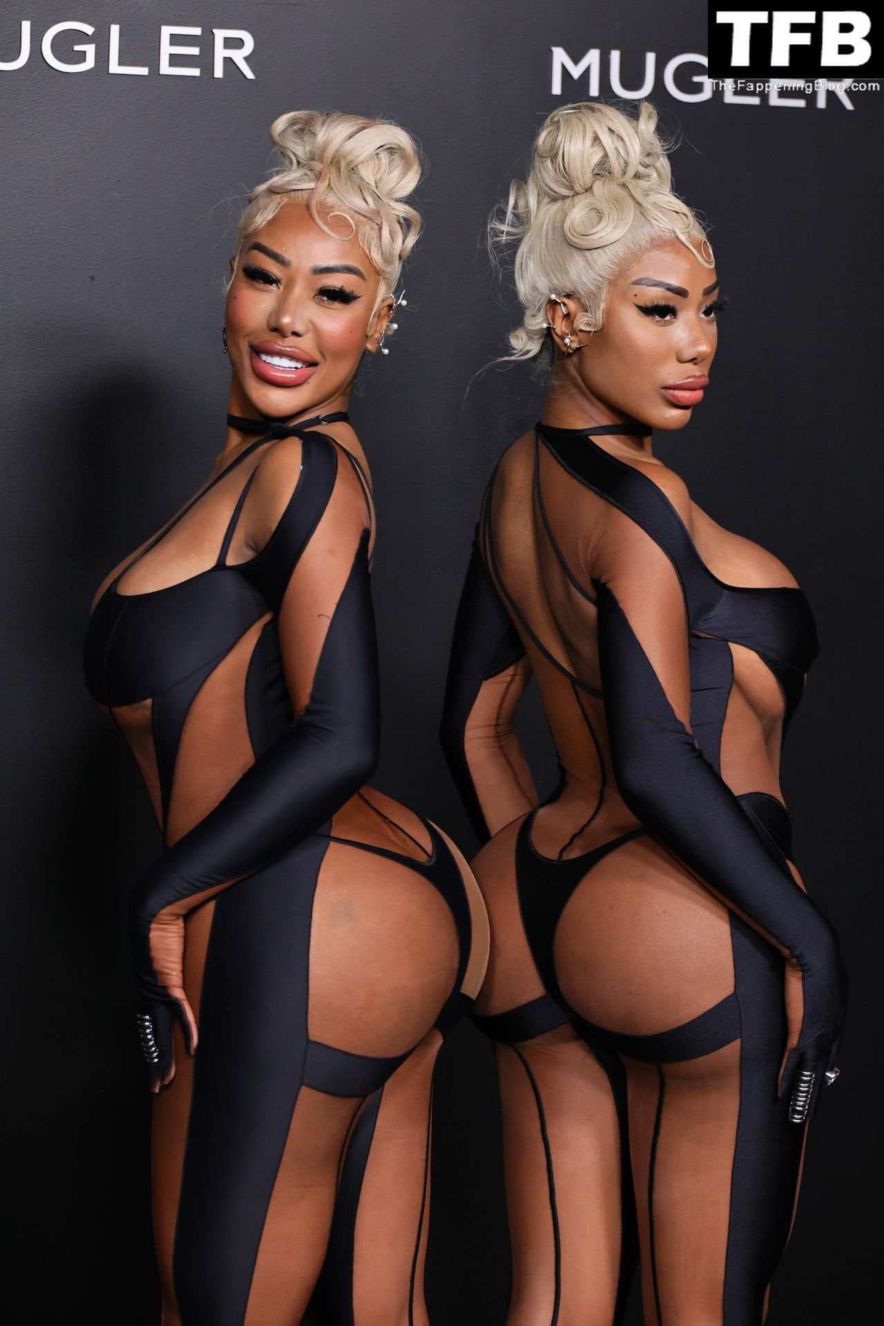Clermont Twins Flaunt Their Curves at the Thierry Mugler: Couturissime Exhibition Opening Night (4 Photos)