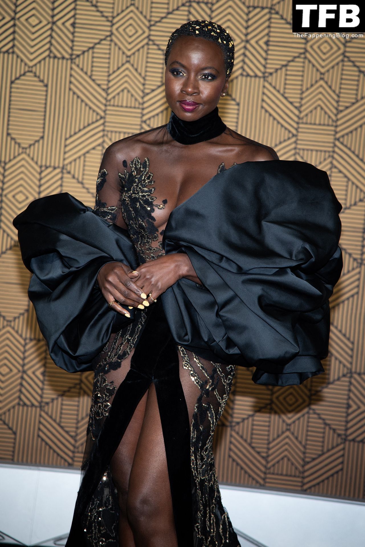 Danai Gurira Shows Off Her Sexy Tits at the “Black Panther: Wakanda Forever” Premiere in London (45 Photos)