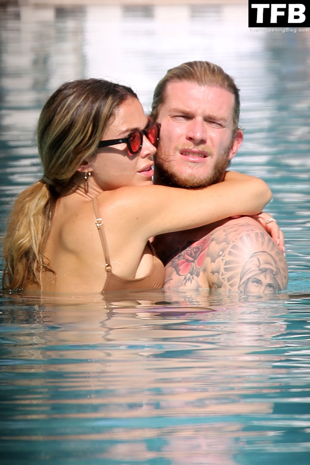 Diletta Leotta &amp; Loris Karius Kiss and Shows Some Serious PDA by the Pool in Miami (41 Photos)