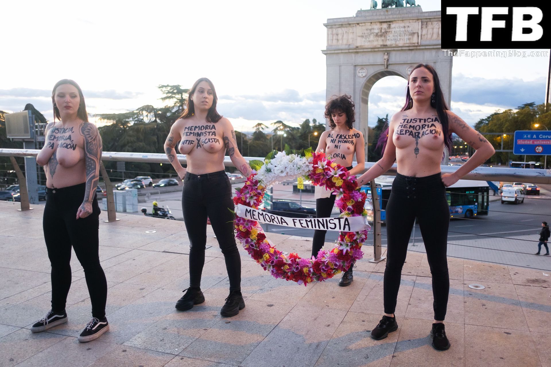 Femen Activists Protest in Madrid (10 Photos)
