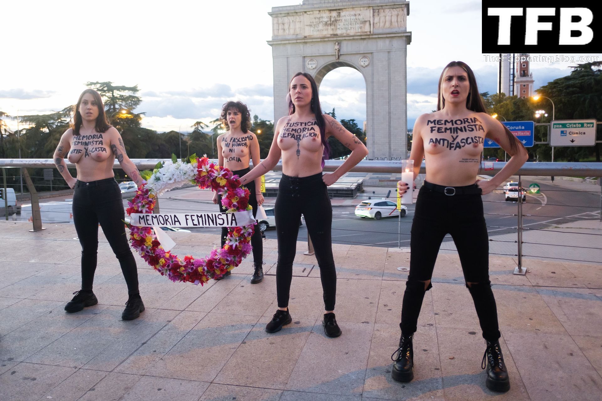 Femen Activists Protest in Madrid (10 Photos)