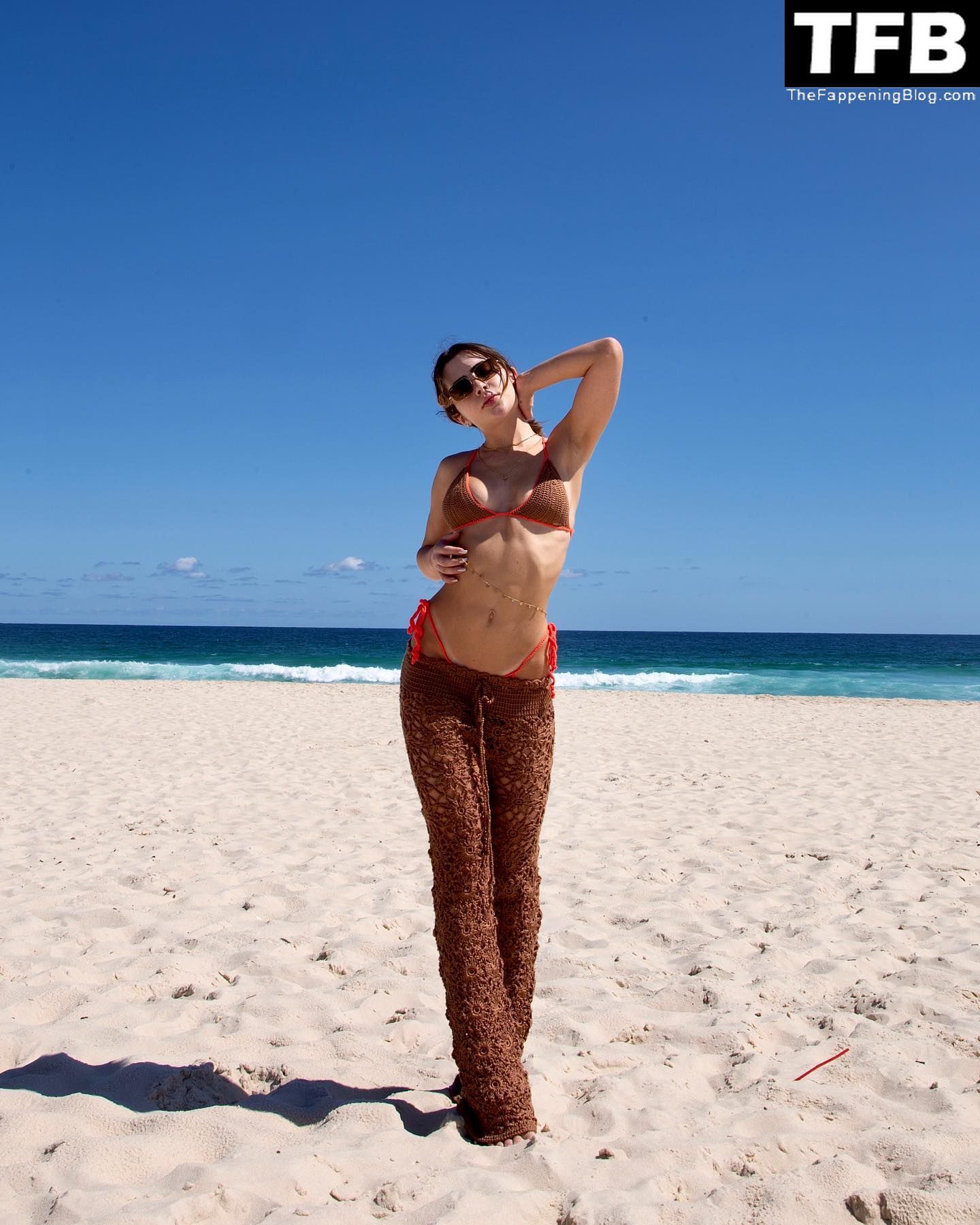 Jade Picon Sexy on Beach Bikini 4