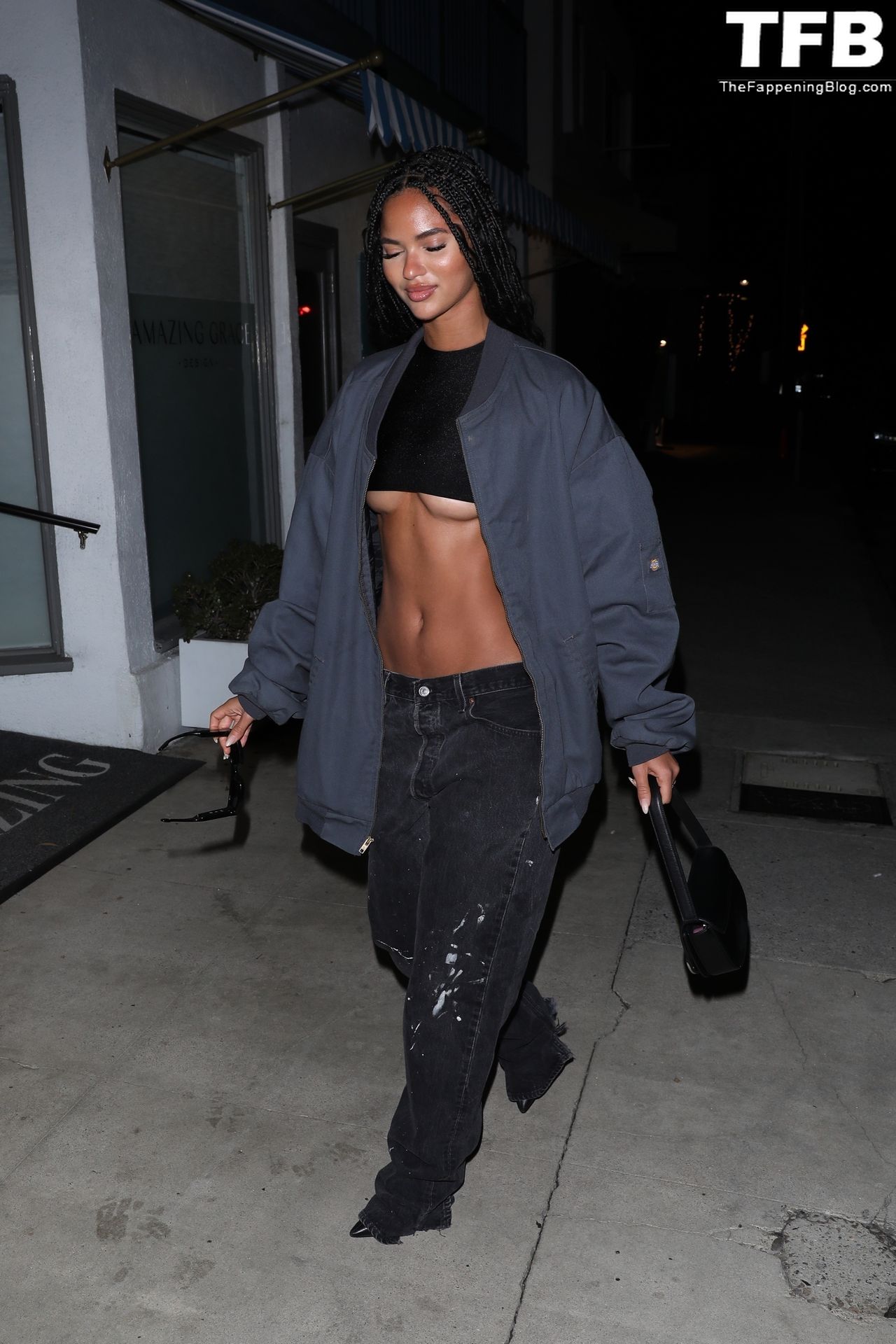 Juliana Nalu Shows Off Her Underboob in Santa Monica (28 Photos)