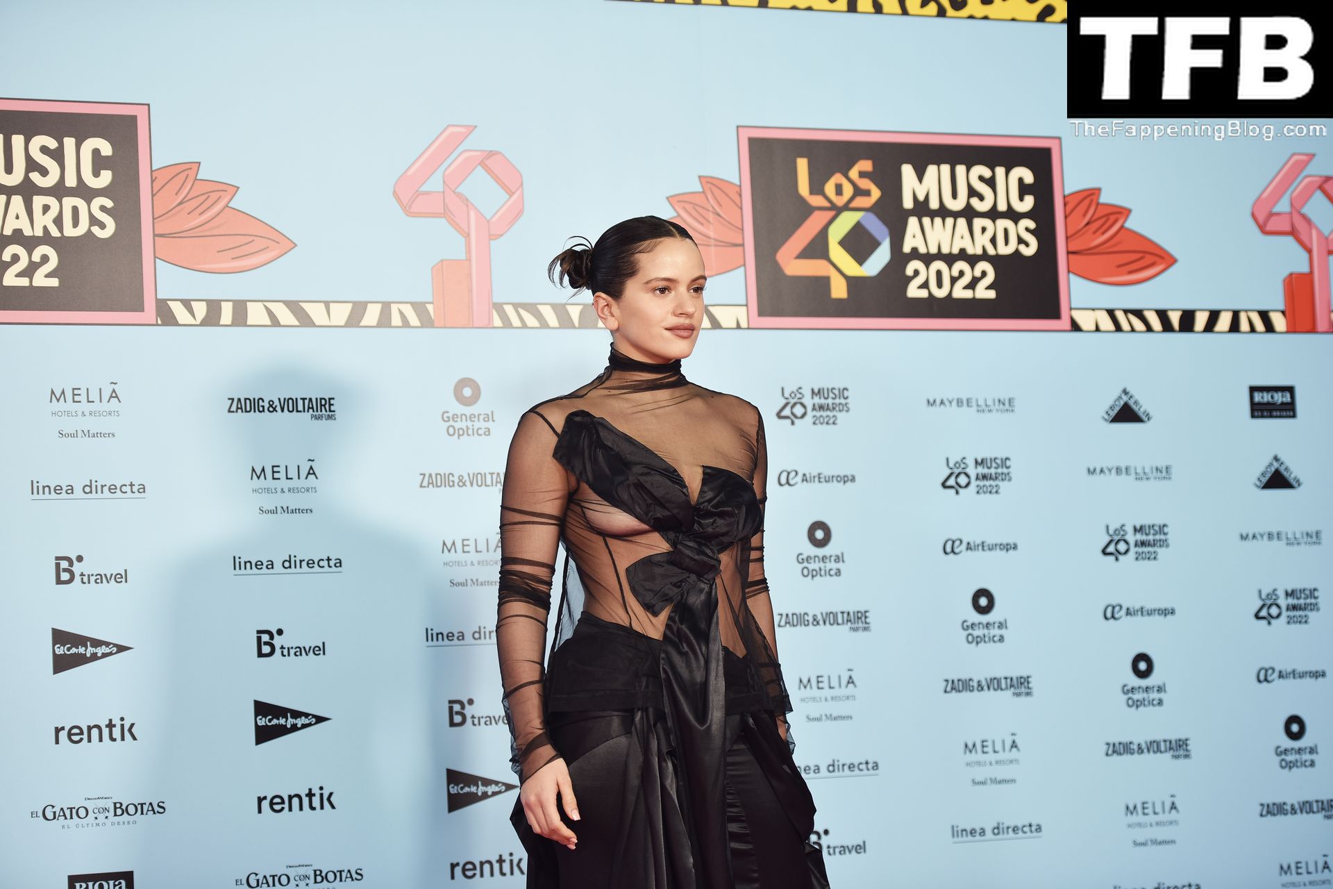 Rosalia Poses Braless at the LOS40 Music Awards (12 Photos)