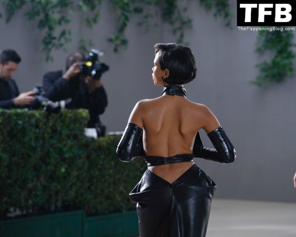 Taylor Russell Shows Off Her Sideboob At The 2nd Annual Academy Museum Gala In La 21 Photos 