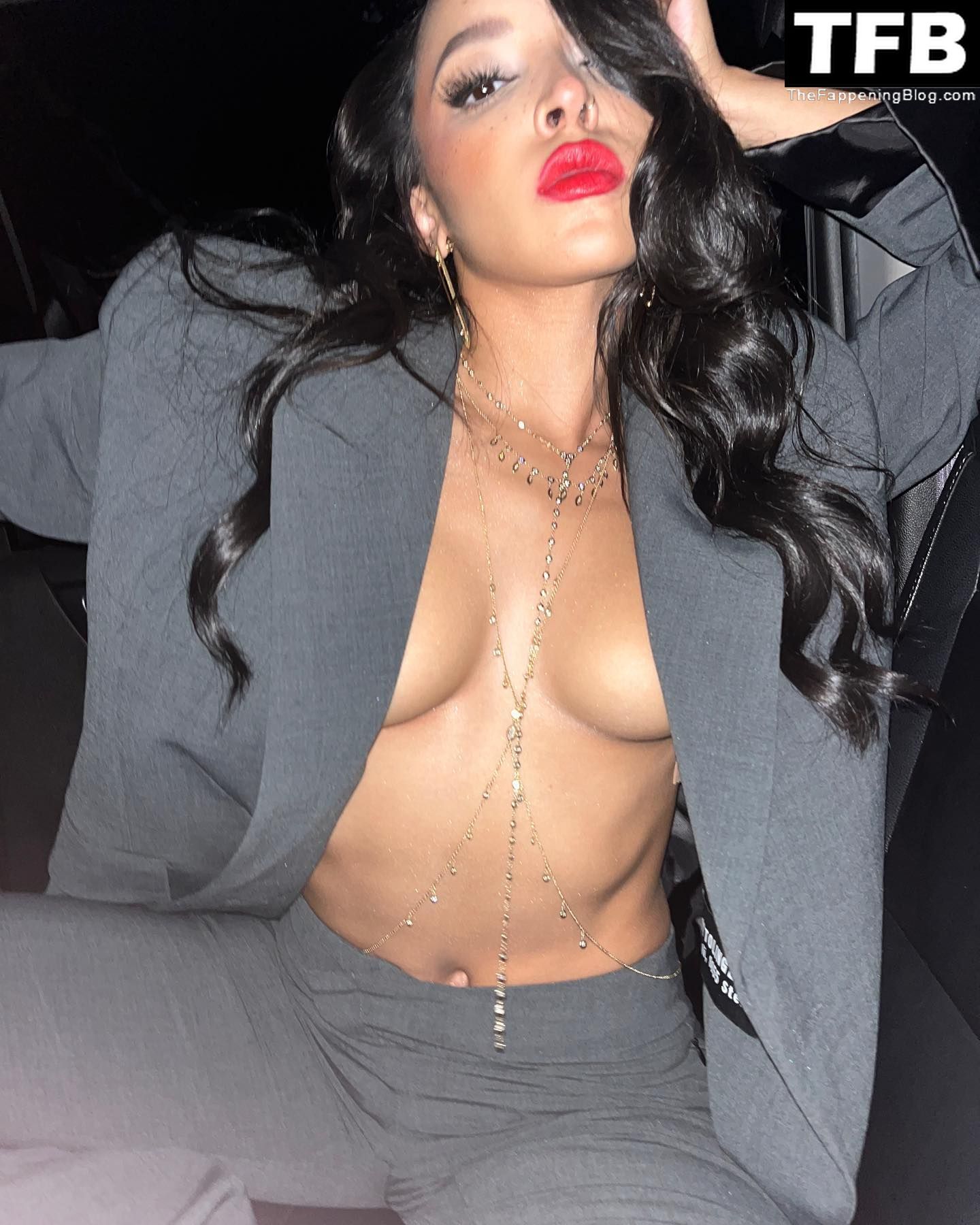 Tinashe Shows Off Her Tits at the 2022 GQ Men of the Year Party (15 Photos)