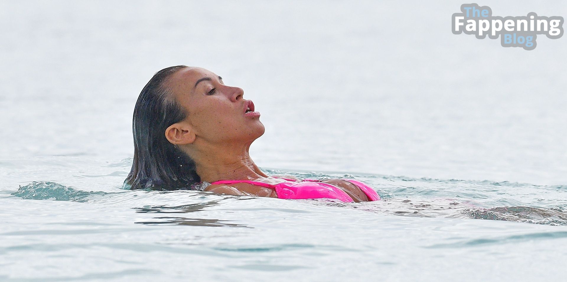 Ampika Pickston Showcases Her Sexy Physique in a Pink Bikini on the Beach in Barbados (23 Photos)