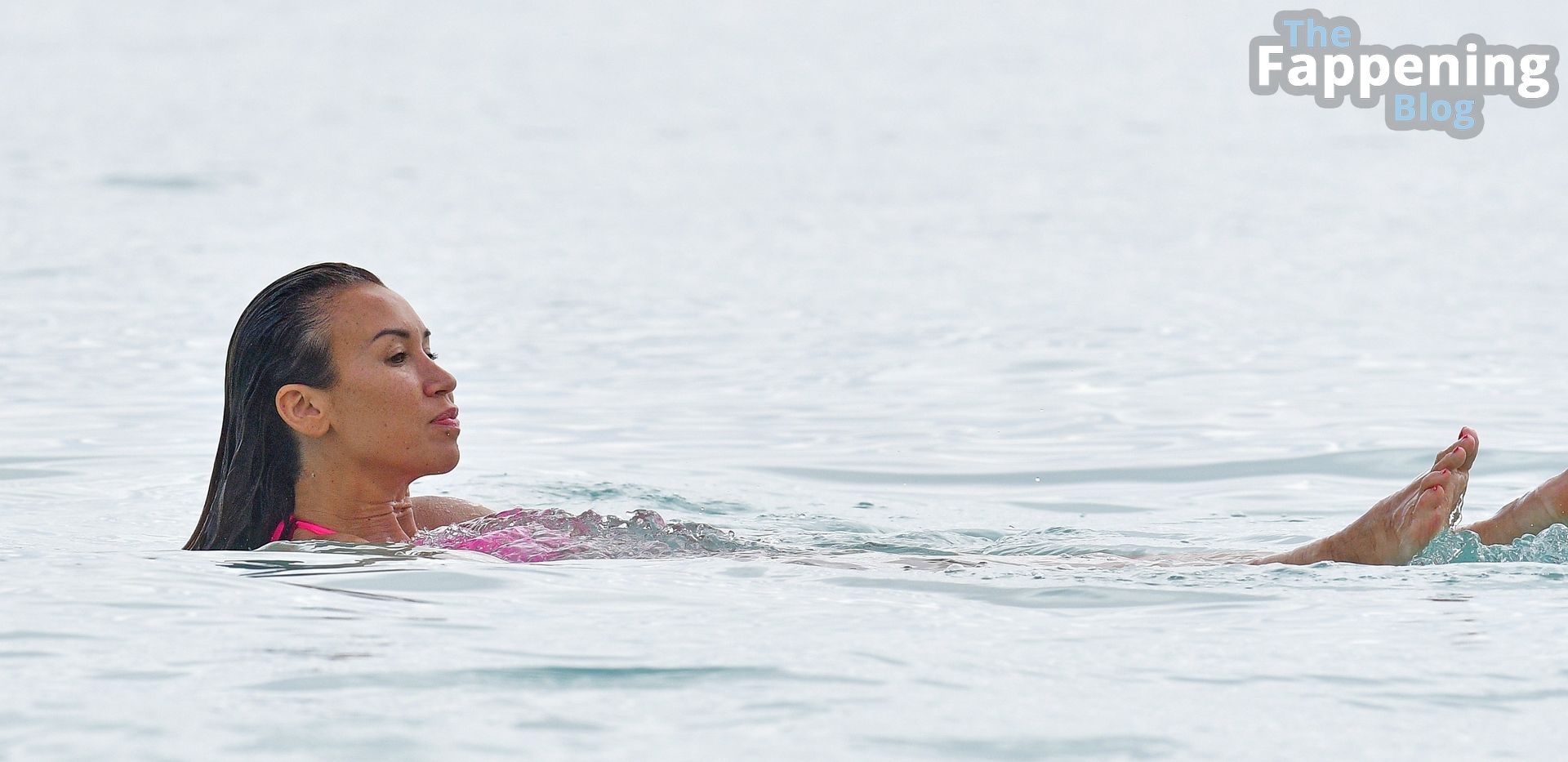 Ampika Pickston Showcases Her Sexy Physique in a Pink Bikini on the Beach in Barbados (23 Photos)