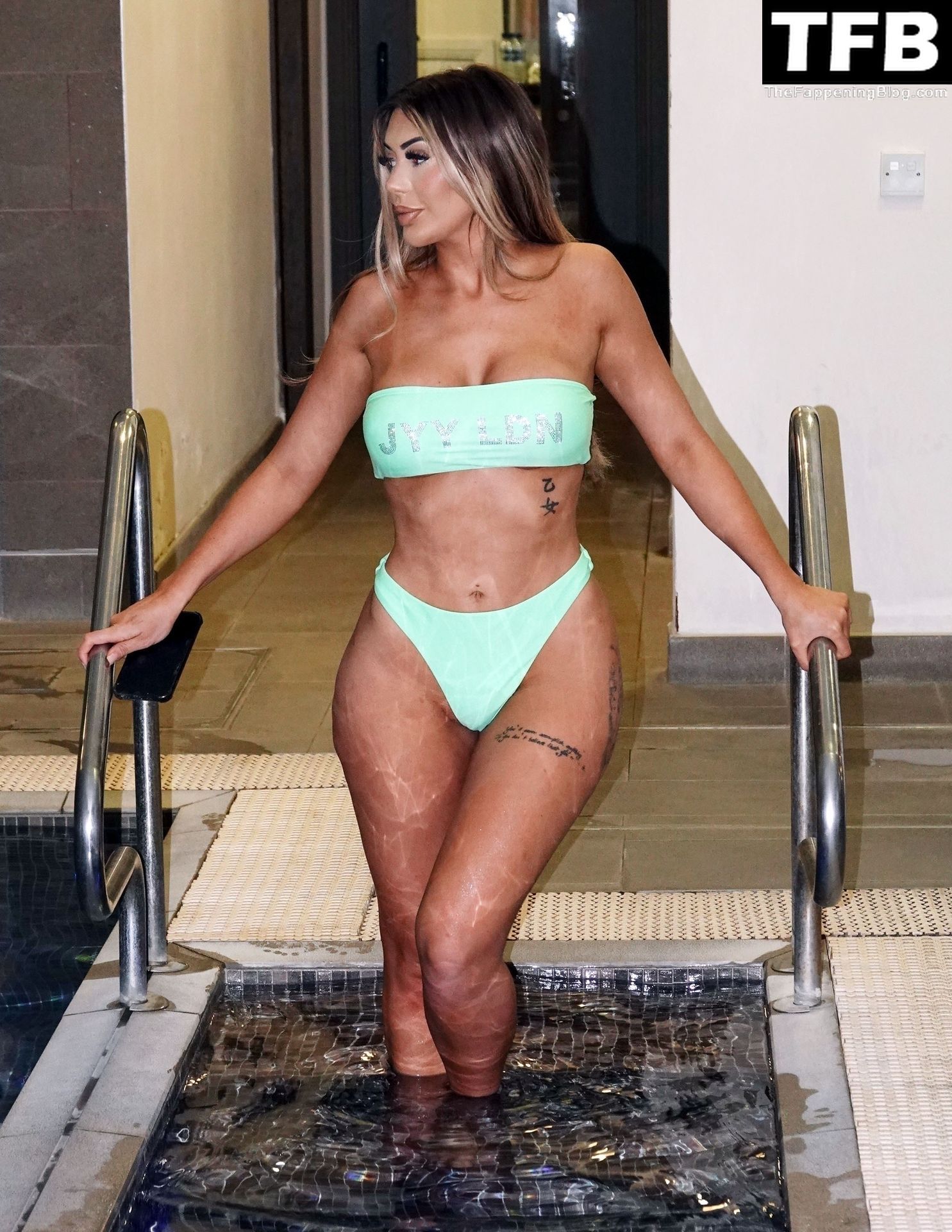 Chloe Ferry Shows Off Her Voluptuous Figure Poolside During a Hot and Steamy Shoot (17 Photos)