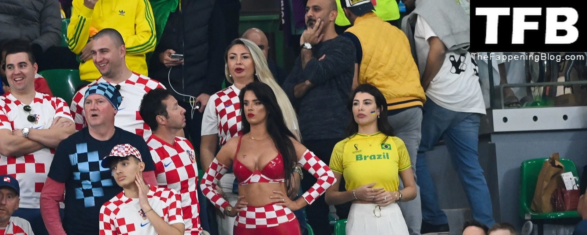 Ivana Knöll Looks Sexy at the Quarter-Final Soccer Match Between Brazil and Croatia (8 Photos)
