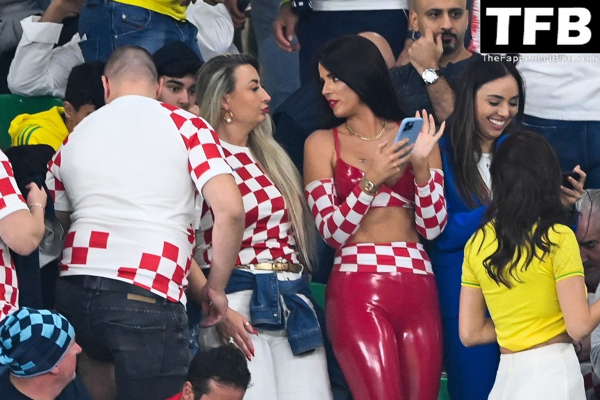 Ivana Knöll Looks Sexy at the Quarter-Final Soccer Match Between Brazil and Croatia (8 Photos)