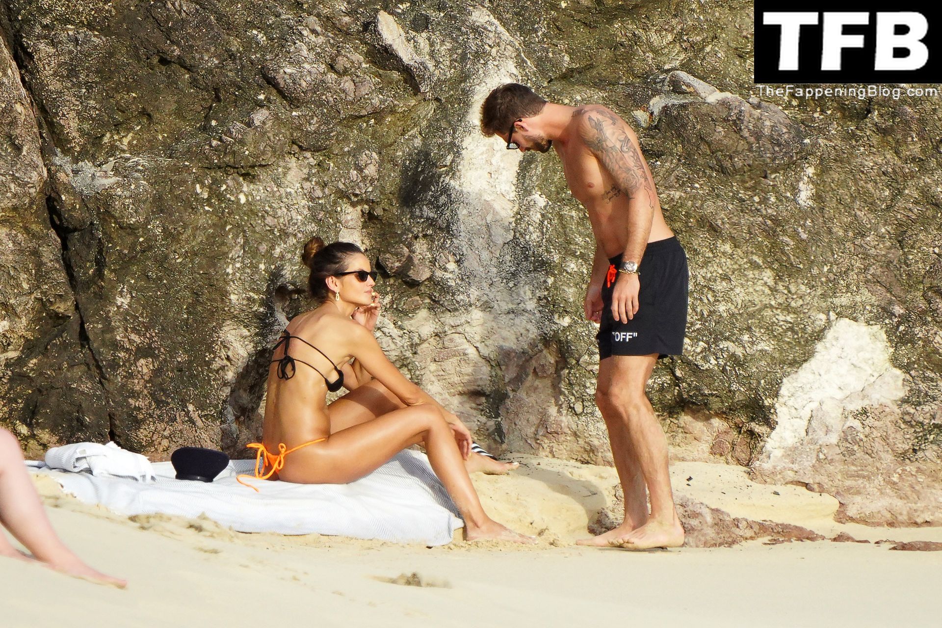 Izabel Goulart &amp; Kevin Trapp Enjoy the Sun at Gourverneur Beach During Holiday Season in St Barts (26 Photos)