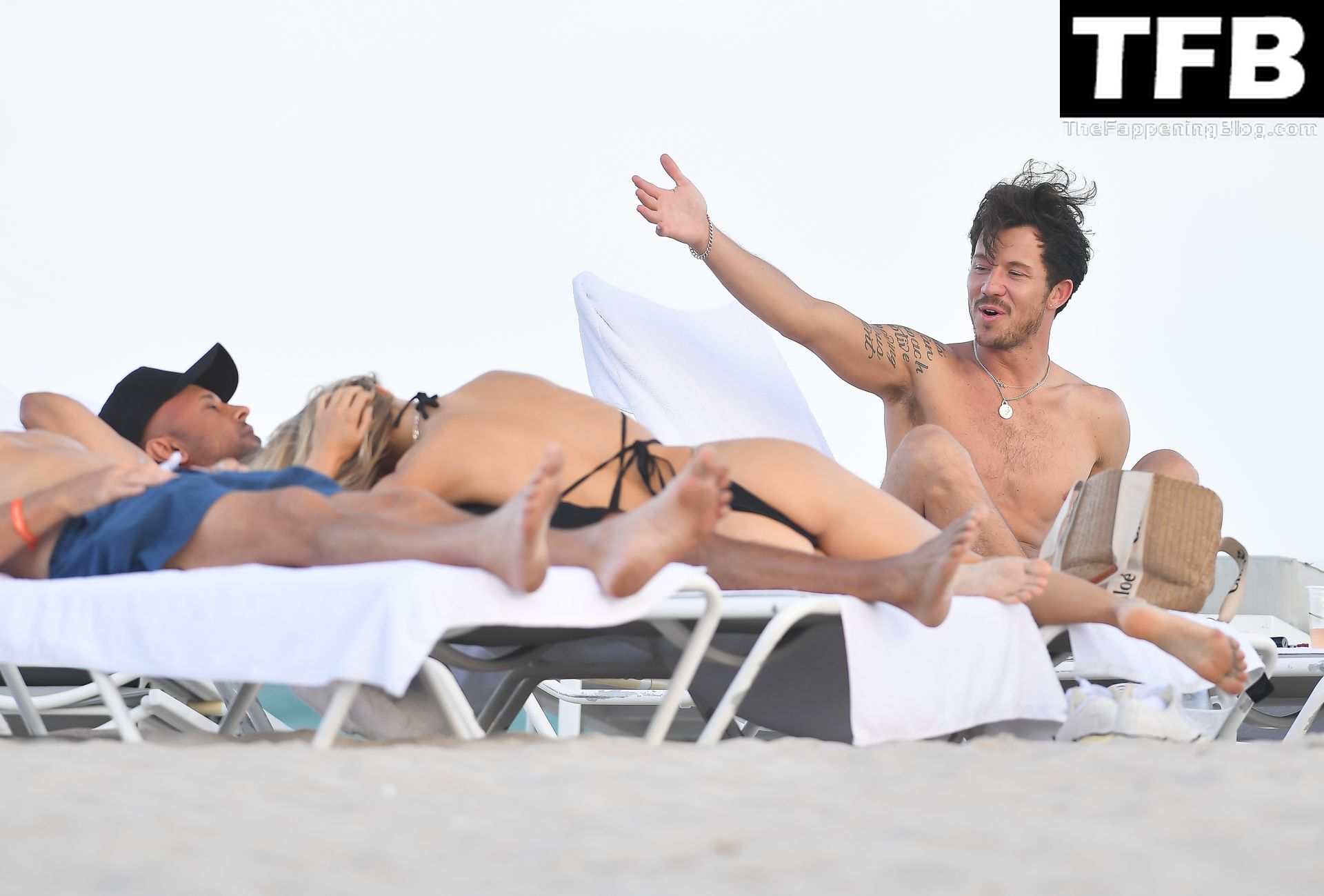 Joy Corrigan Hits the Beach with Ted Dhanik &amp; Tom Anderson in Miami (54 New Photos)