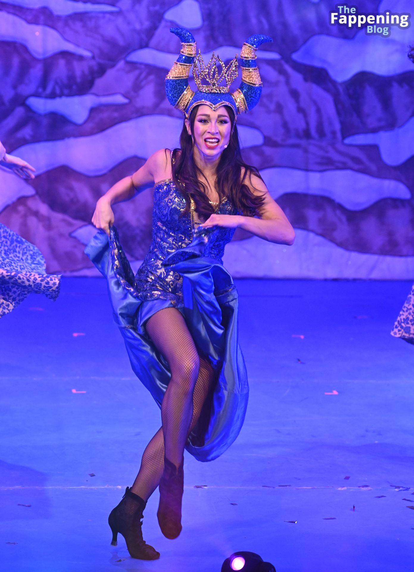 Katya Jones Puts on a Very Animated Display as ‘The Evil Queen’ in “Snow White” Panto in Manchester (Photos)