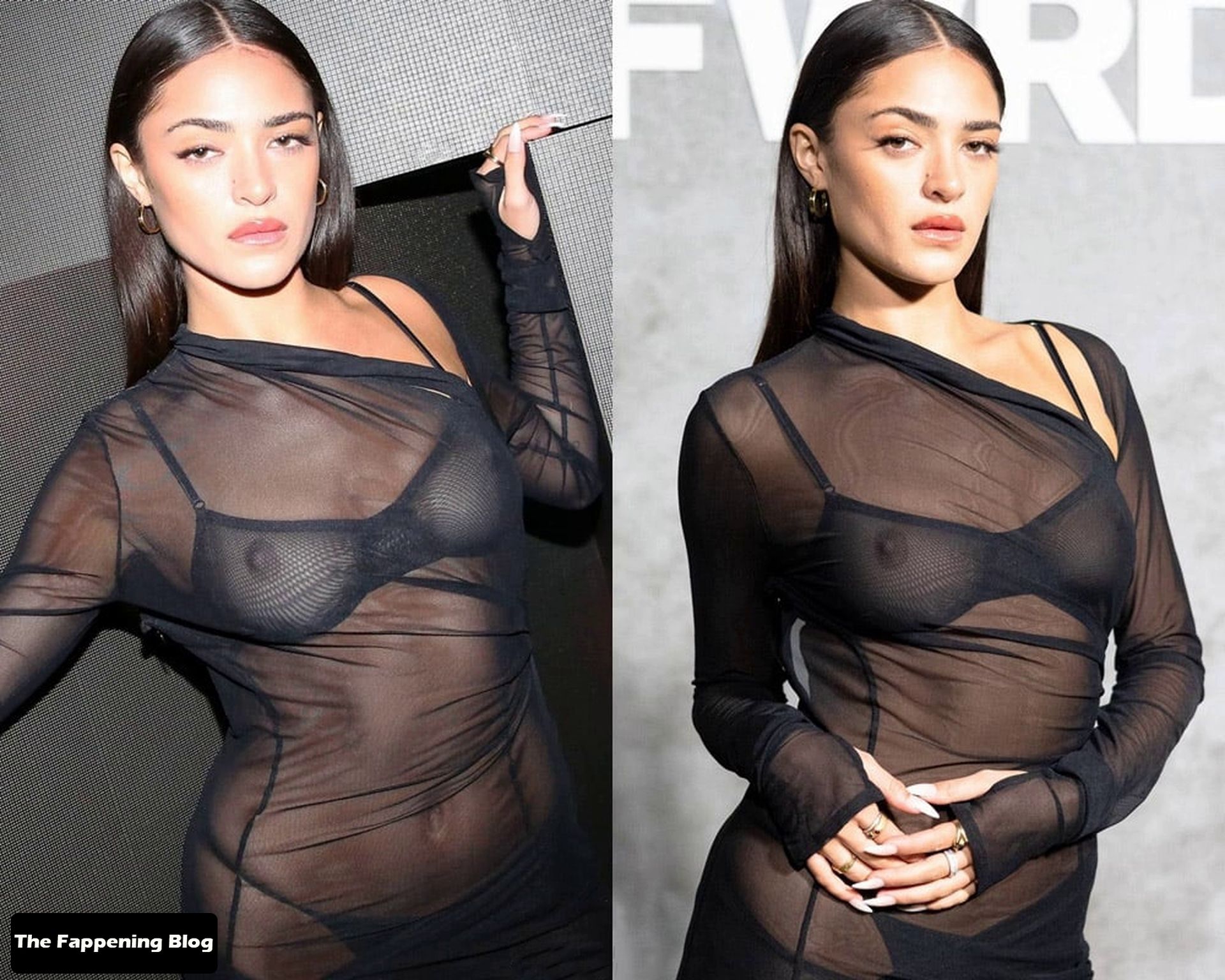Luna Blaise Flashes Her Nude Tits at the Launch of Jean Paul Gaultier in Los Angeles (23 Photos)
