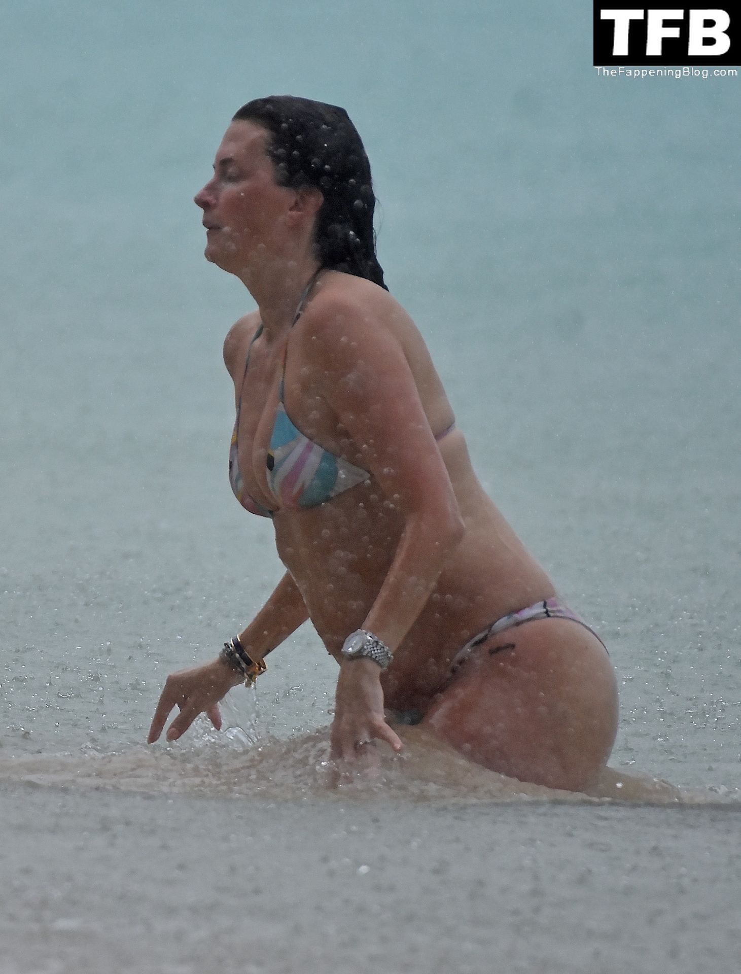 Rhea Durham Enjoys a Beach Day in Barbados (51 Photos)