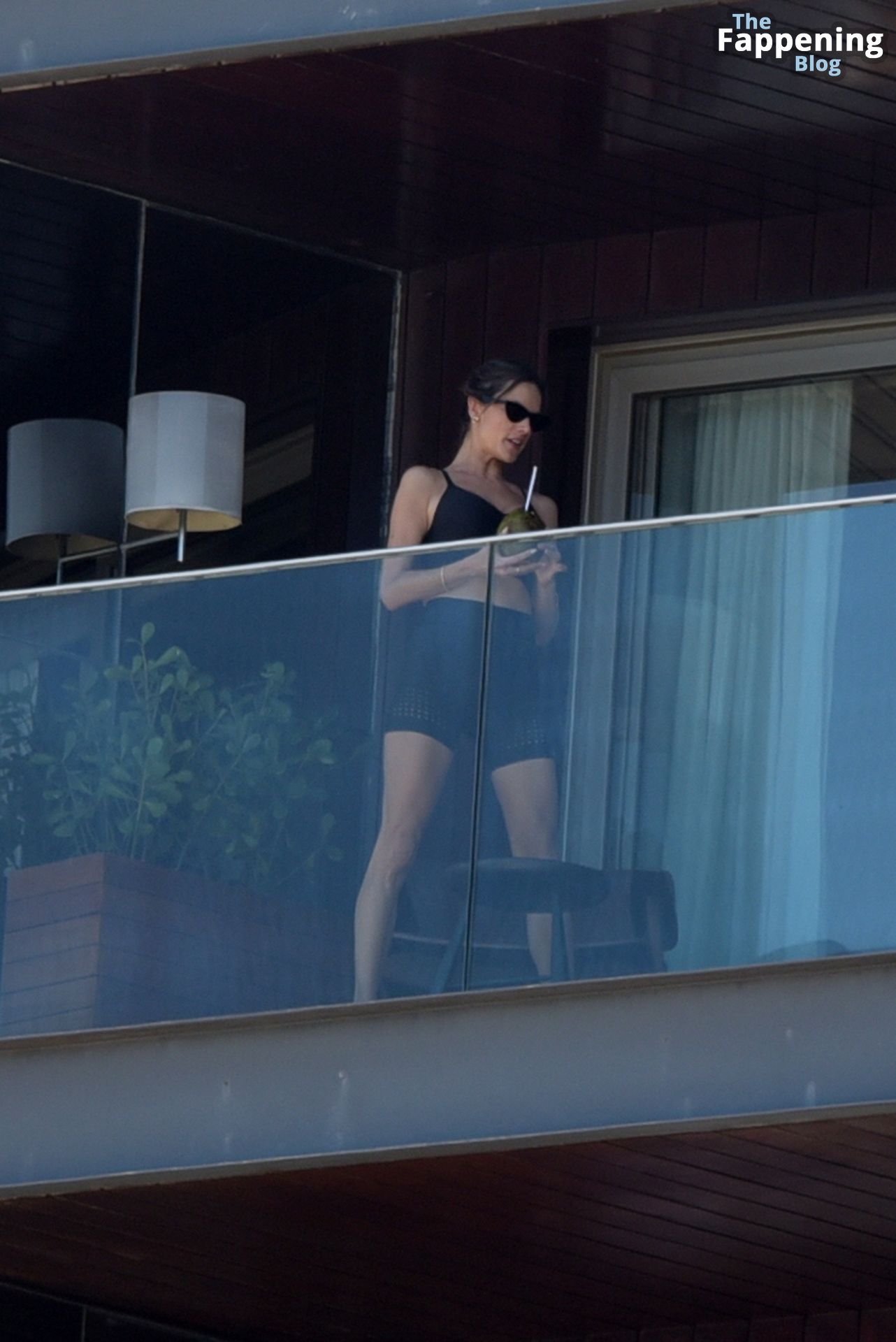 Alessandra Ambrosio Flaunts Her Sexy Figure on the Hotel Balcony in Rio (32 Photos)