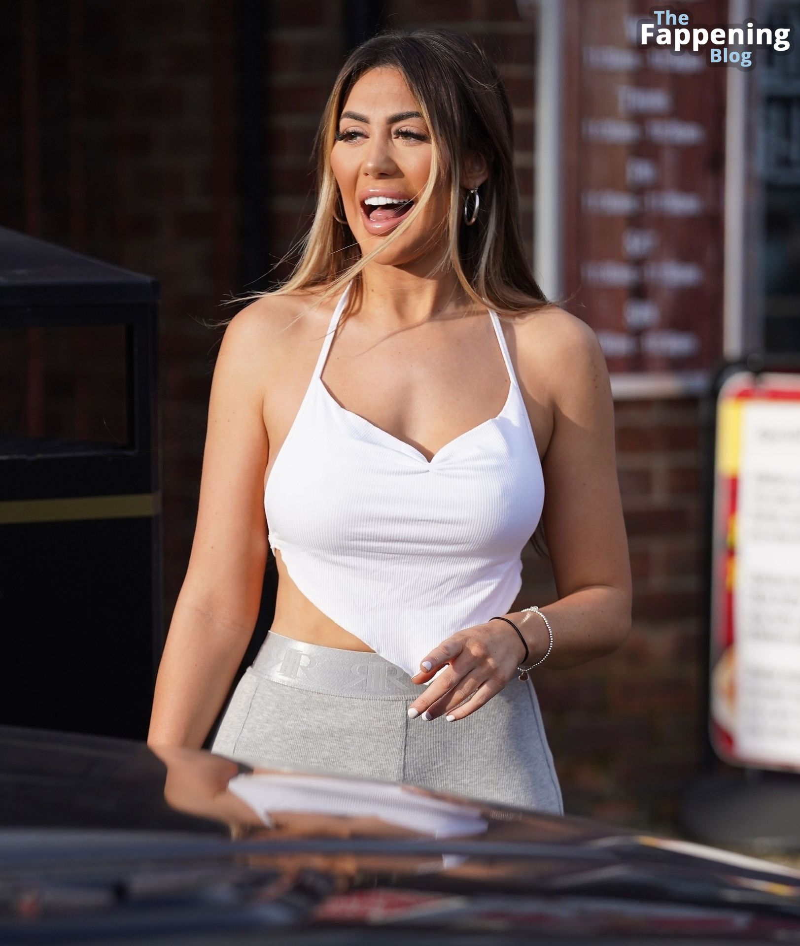 Chloe Ferry Shows Off Her Toned Figure Going Braless Braving the Cold in Newcastle (32 Photos)