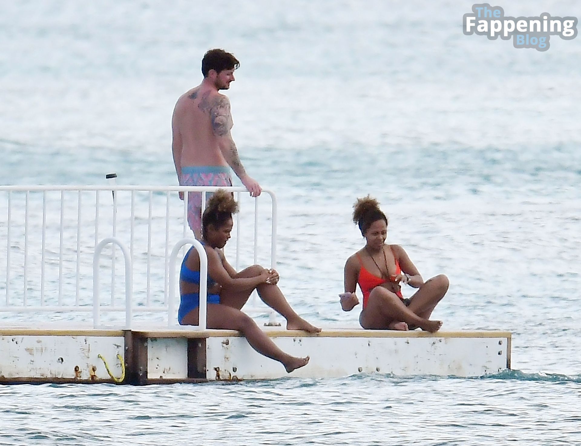Fleur East is Pictured Having Fun on New Year’s Day with Friends While on Holiday in Barbados (63 Photos)