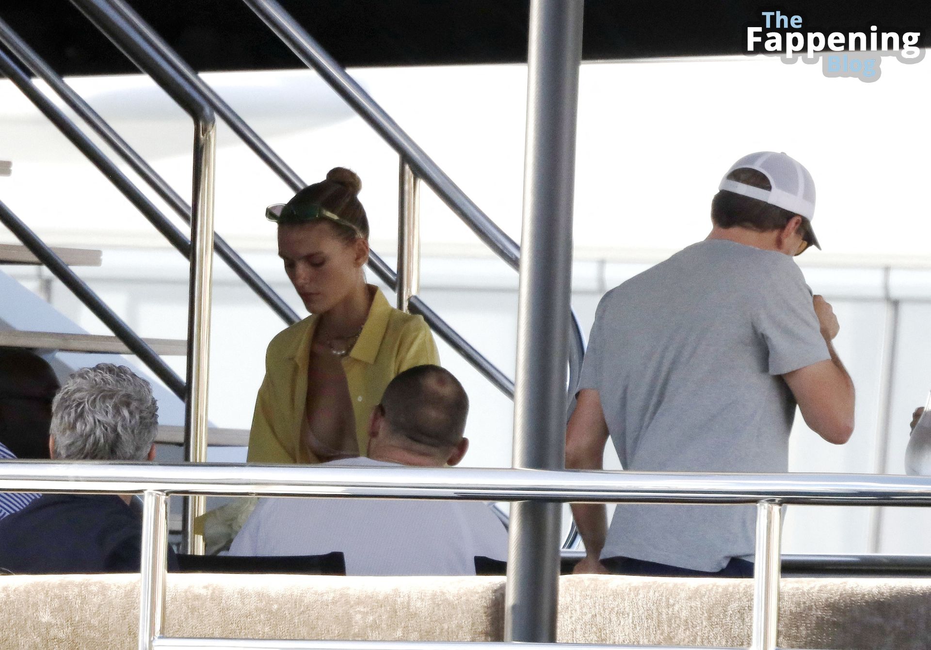 Leonardo DiCaprio is Seen on a Luxury Mega Yacht with Madison Headrick &amp; Victoria Lamas (23 Photos)