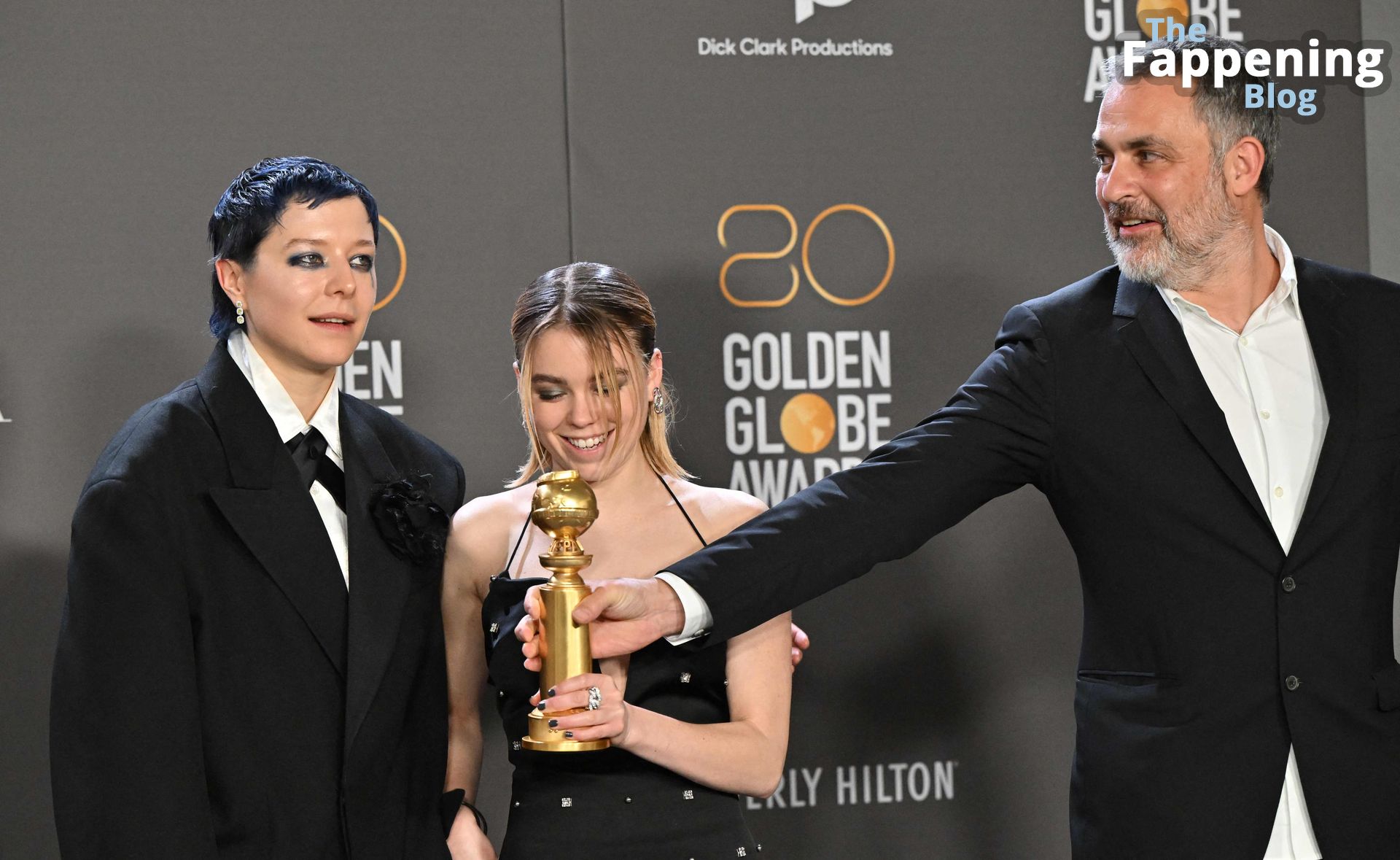 Milly Alcock Poses Braless at the 80th Annual Golden Globe Awards (61 Photos)