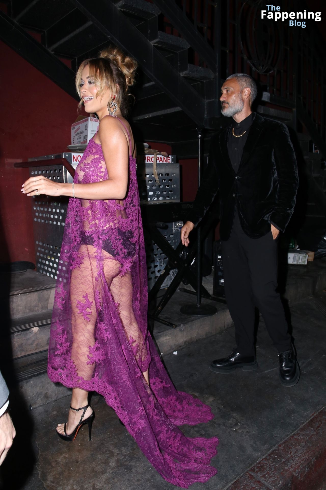 Rita Ora Looks Hot in a Revealing Dress as She Leaves a pre-Golden Globes Party in LA (169 Photos)