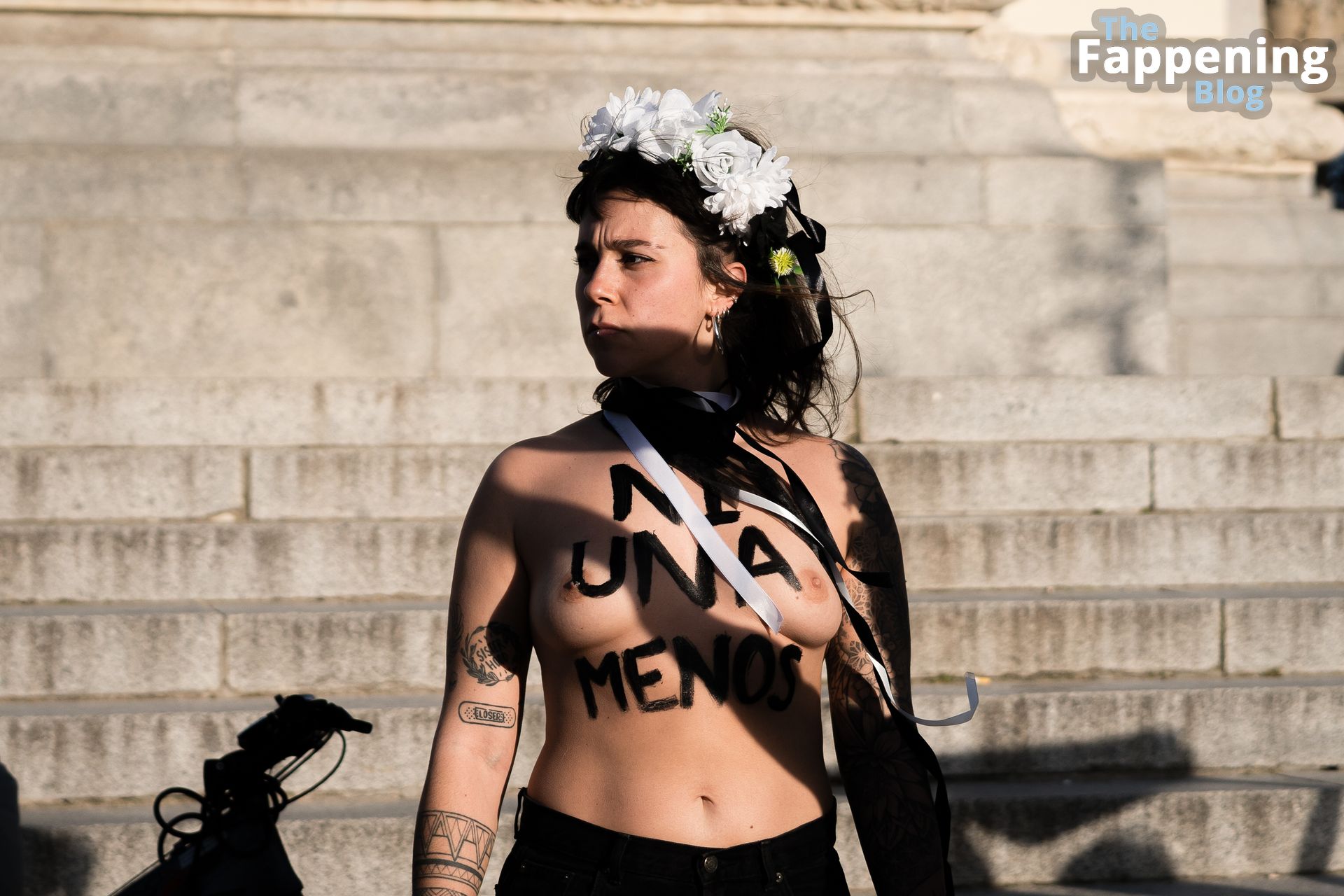 Topless Femen Activists Protest in Madrid (8 Photos)