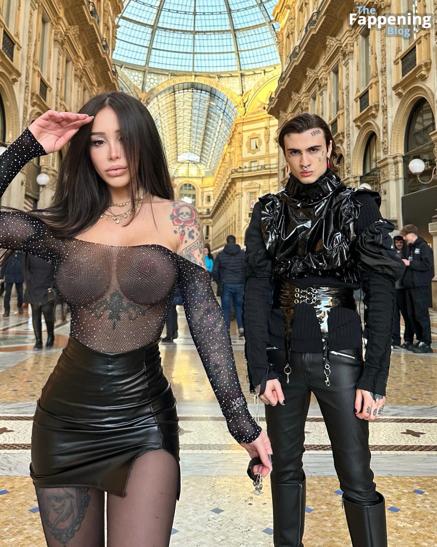 Alexis Mucci Shows Off Her Nude Boobs in Milan (10 Photos)