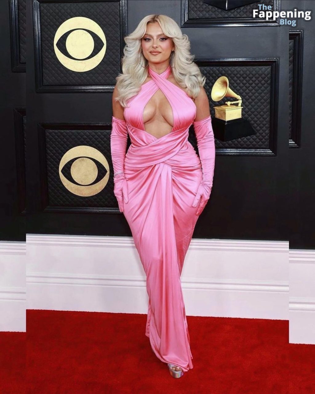 Bebe Rexha Flaunts Her Tits At The 65th Annual Grammy Awards 30 Photos Thefappening