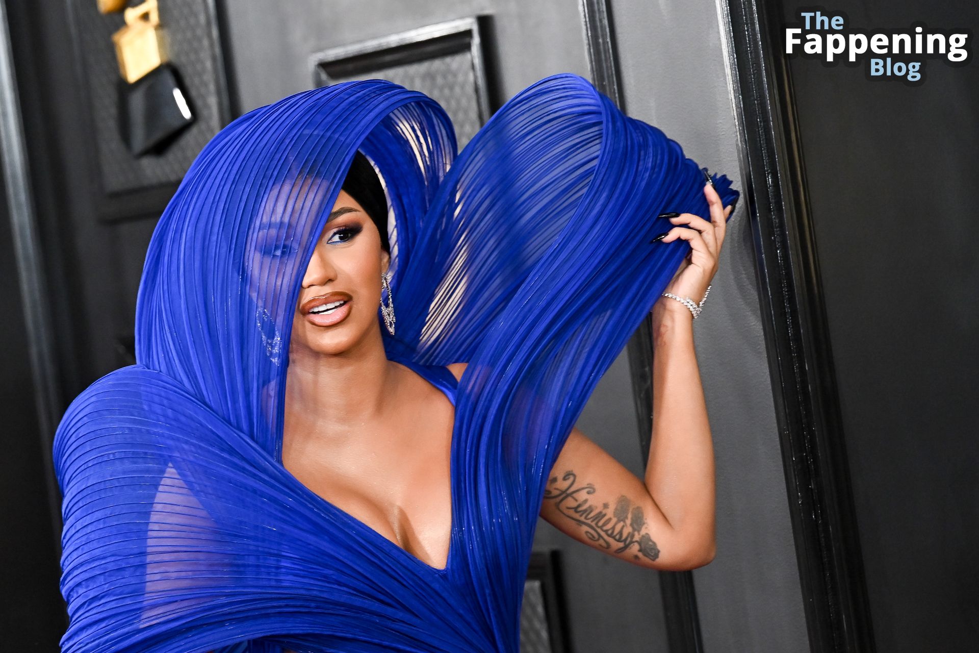 Cardi B Flaunts Her Sexy Boobs at the 65th Annual GRAMMY Awards (57 Photos)