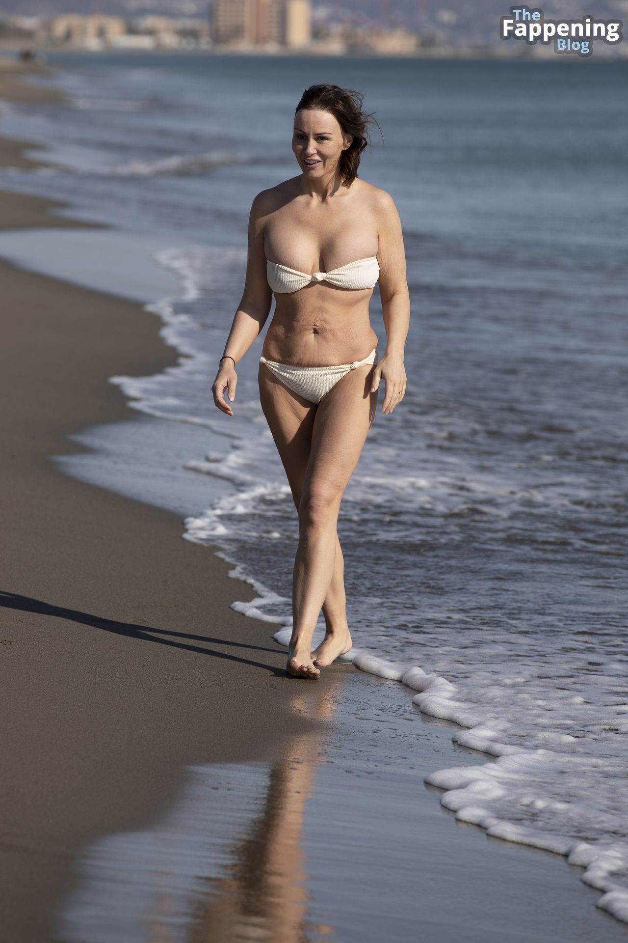 Chanelle Hayes Shows Off Slender Figure While on Holiday in Spain (45 Photos)