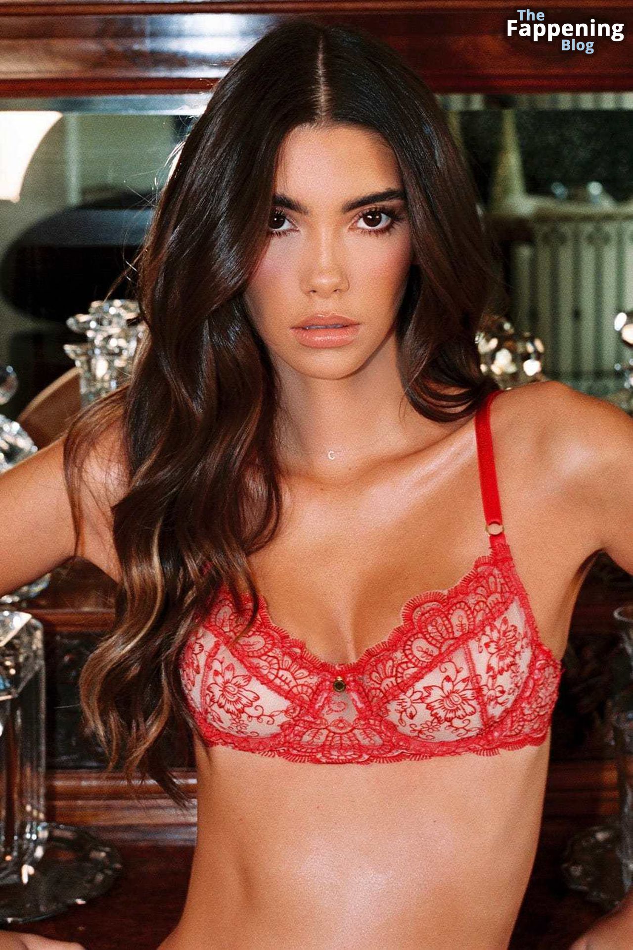 Cindy Mello Poses in Lingerie From a New Gooseberry Intimates 2023 Amore Collection (27 Photos)