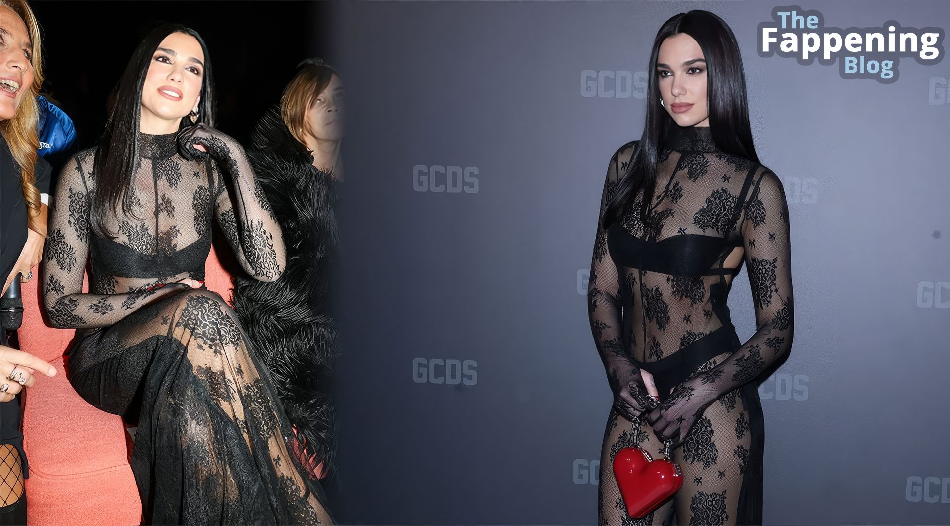 Dua Lipa Displays Her Beautiful Figure in a Transparent Dress at the GCDS Fashion Show in Milan (45 New Photos)