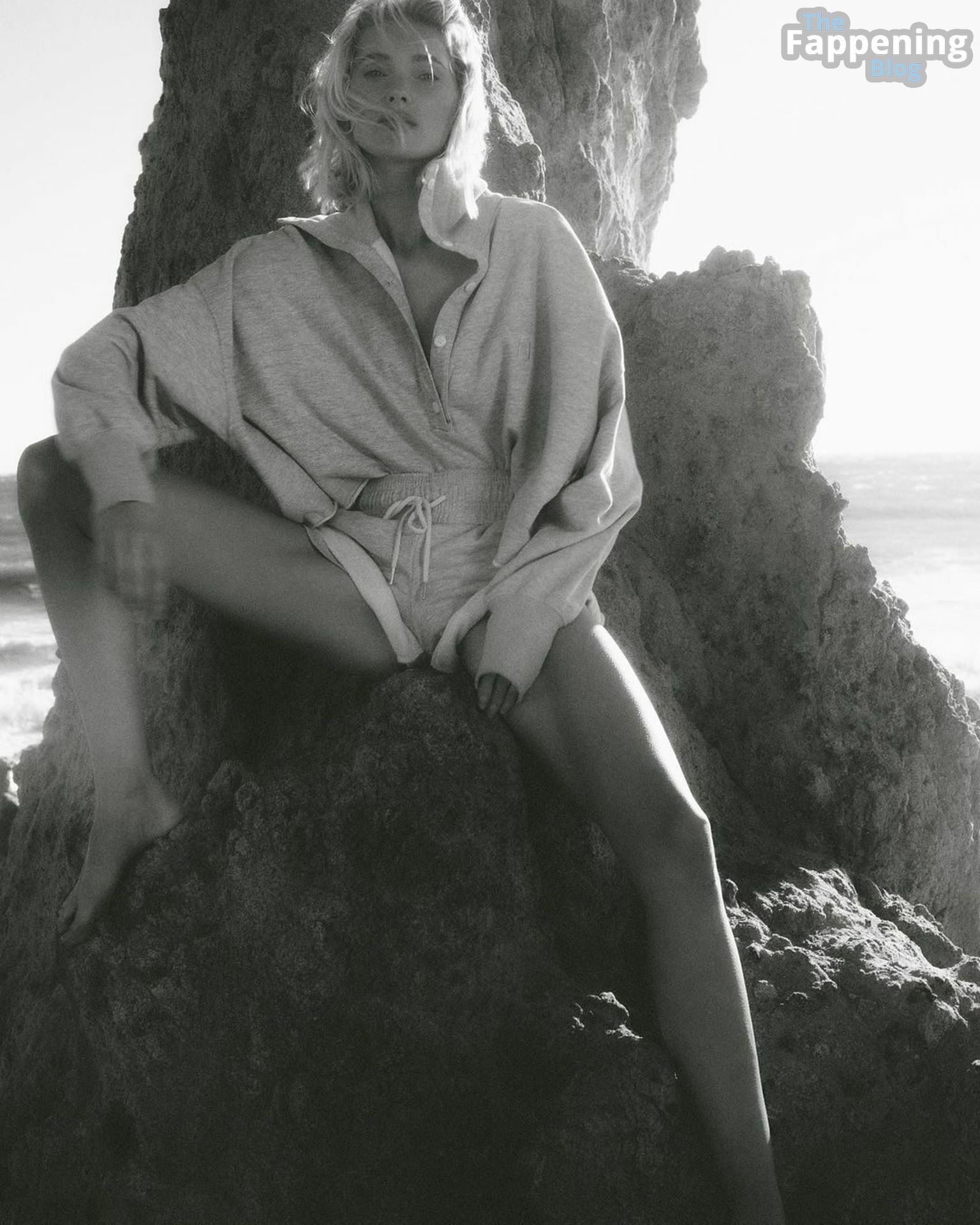 Elsa Hosk Shows Hard Nipples in a New Beach Shoot (11 Photos)