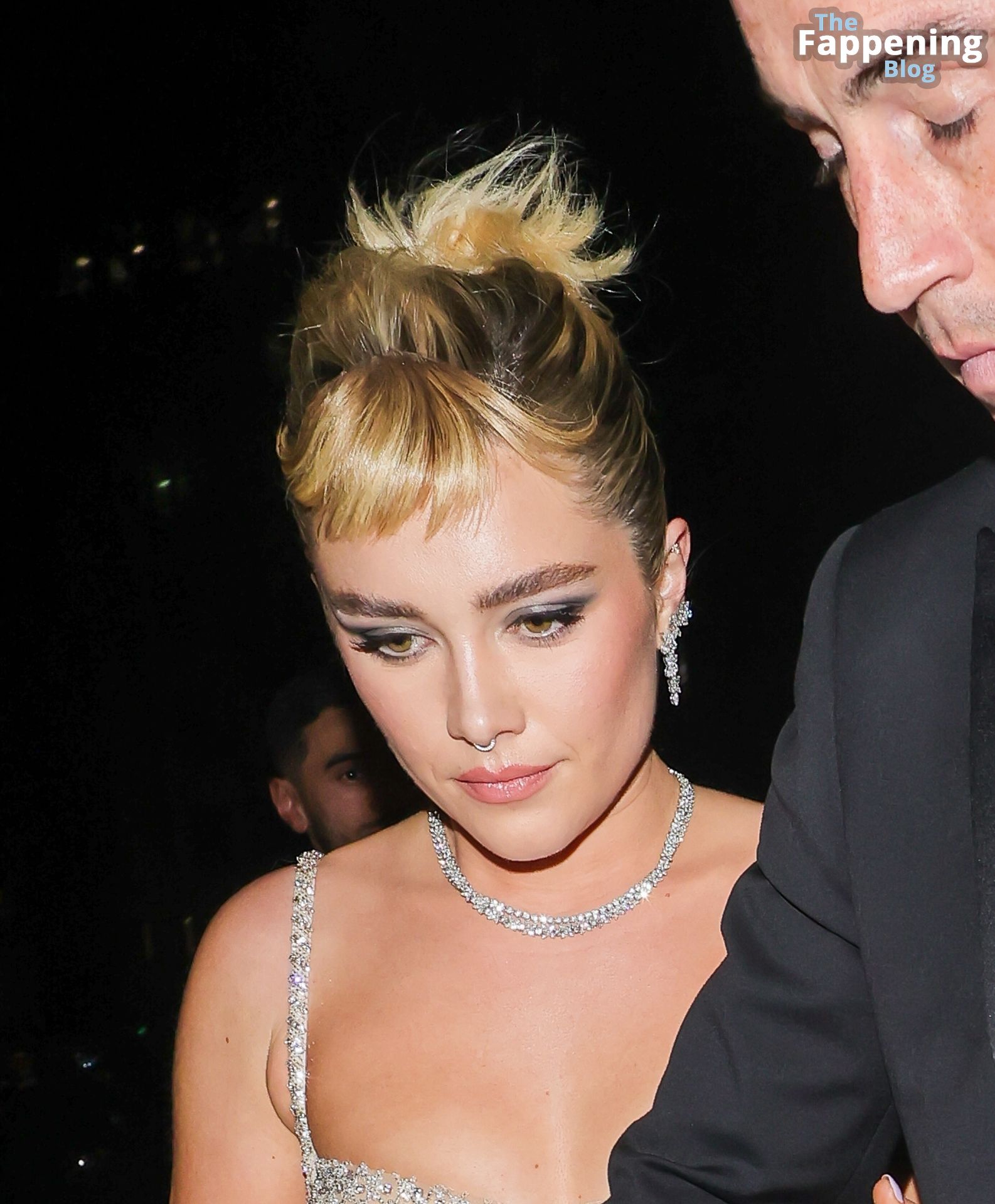 Florence Pugh Attends British Vogue And Tiffany &amp; Co. Party At Annabel’s in London (59 Photos)
