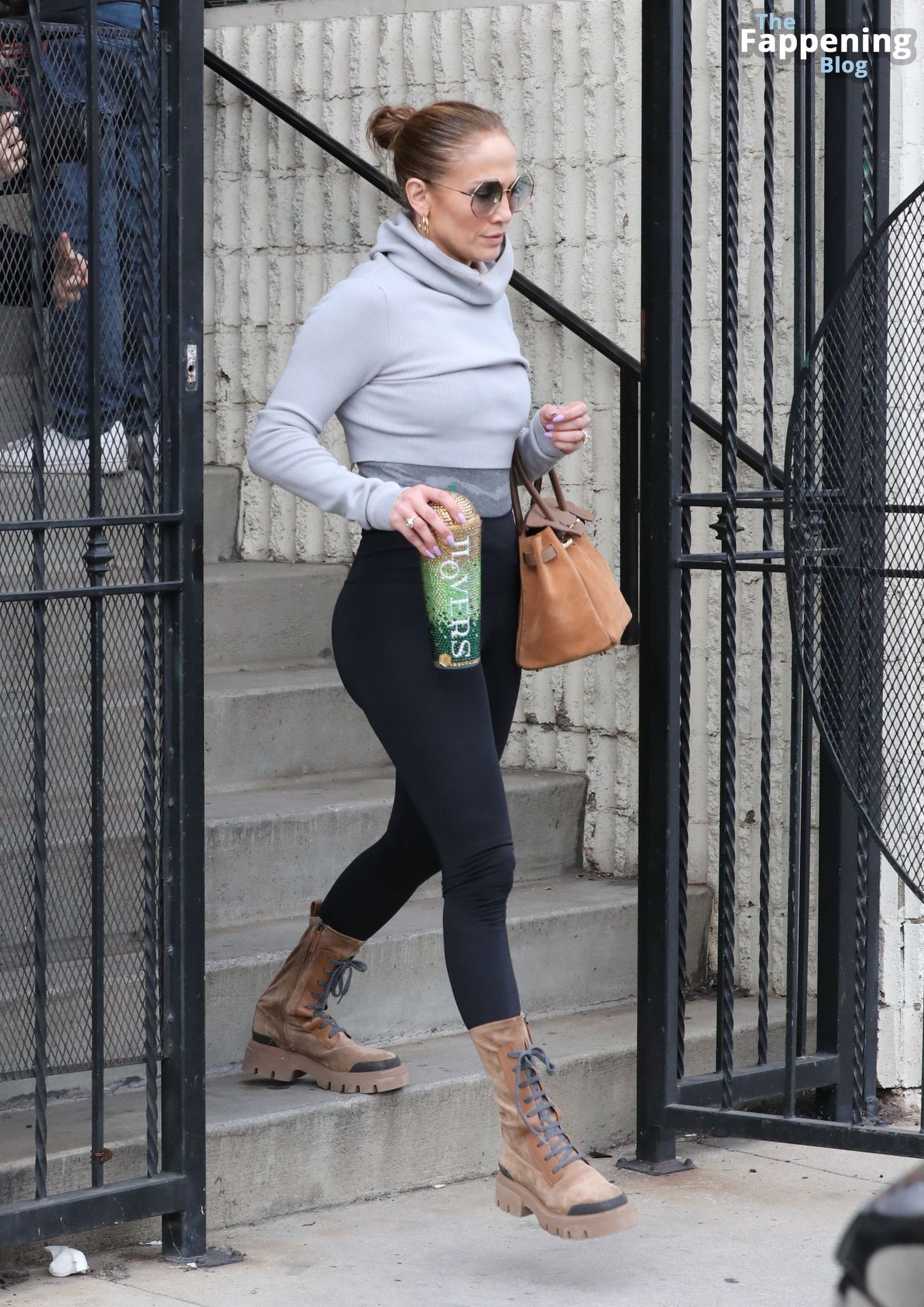 Jennifer Lopez Rocks $1400 Combat Boots at the Dance Studio (56 Photos)