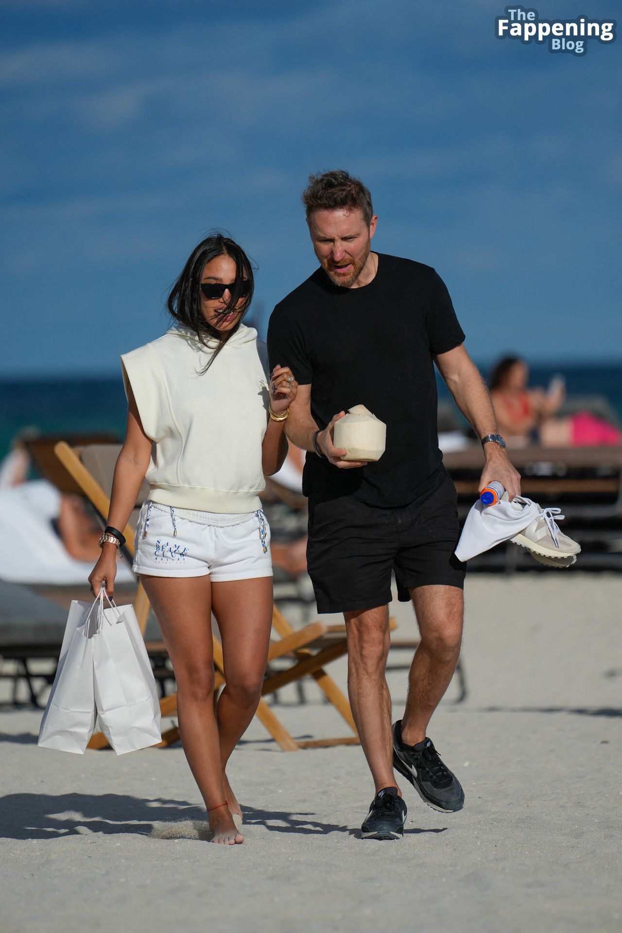 Jessica Ledon is Spotted Cuddling David Guetta on Valentine’s Day (34 Photos)