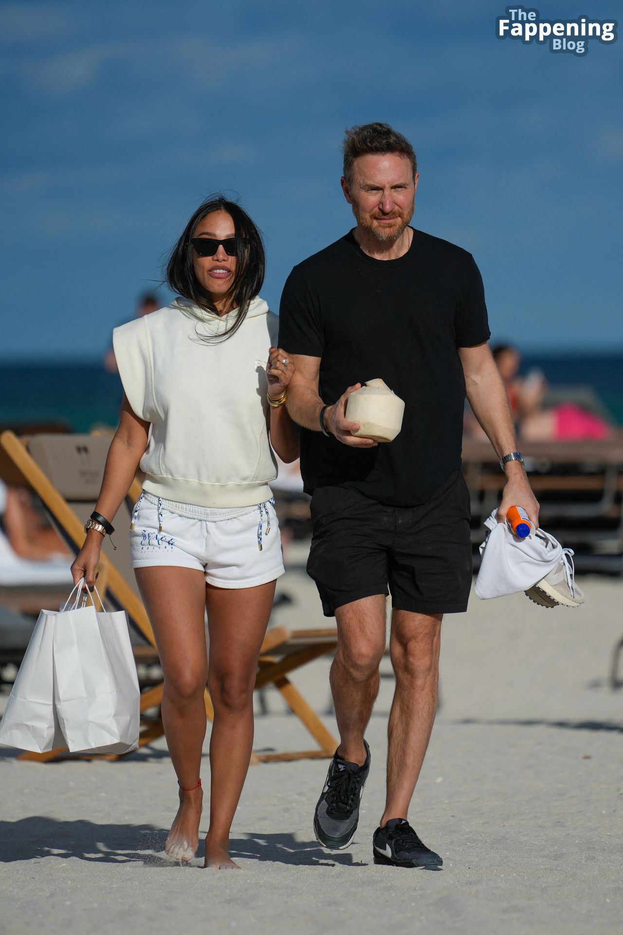 Jessica Ledon is Spotted Cuddling David Guetta on Valentine’s Day (34 Photos)